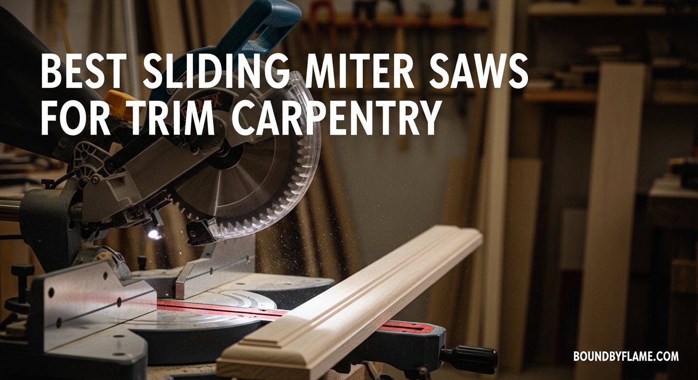 Best Sliding Miter Saws for Trim Carpentry