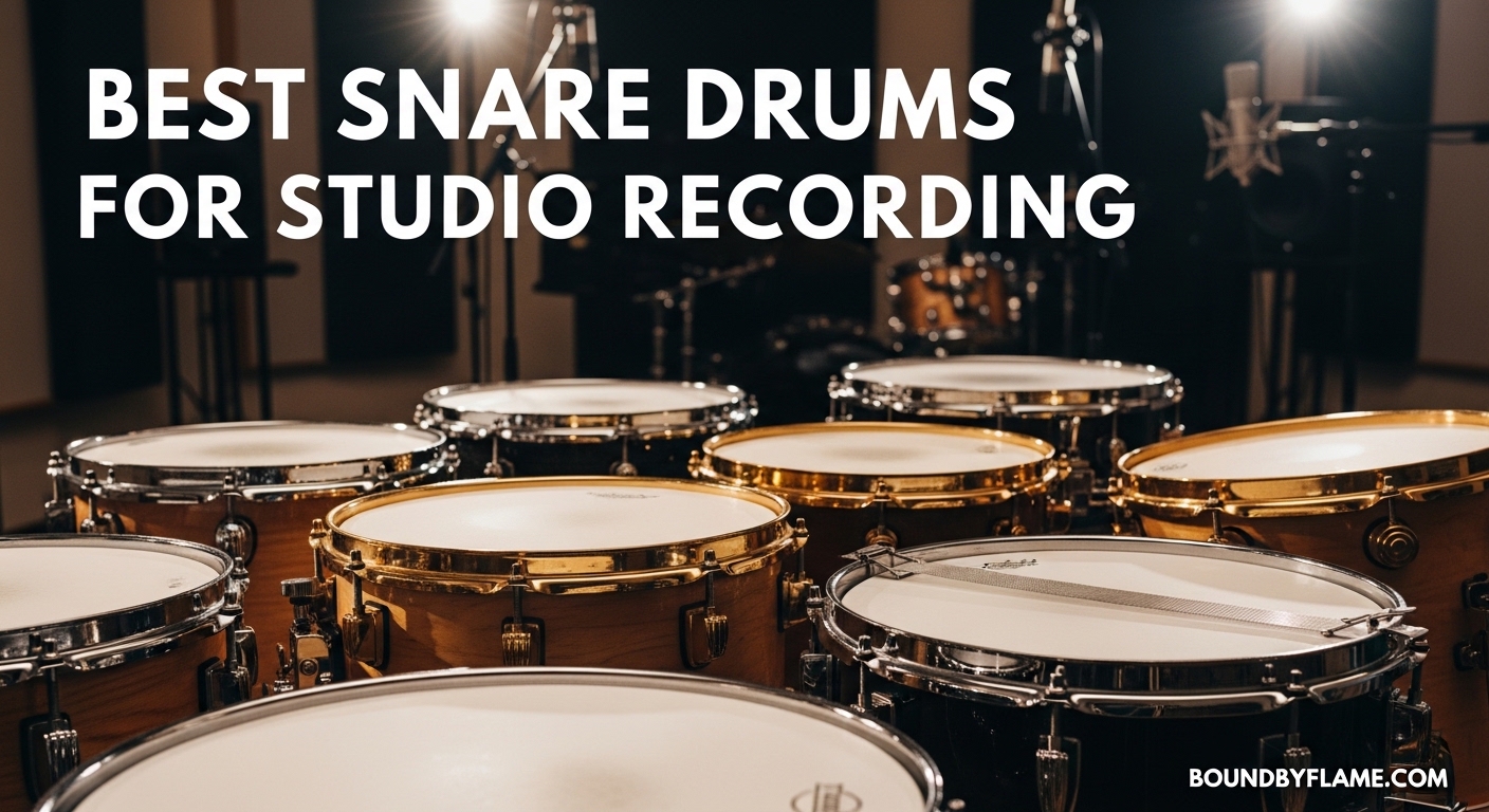 Best Snare Drums for Studio Recording