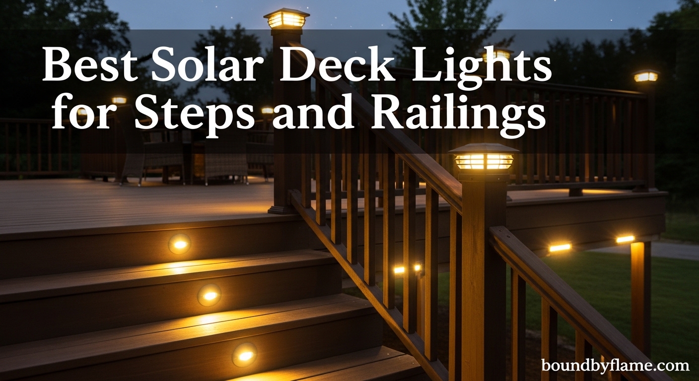 Best Solar Deck Lights for Steps and Railings