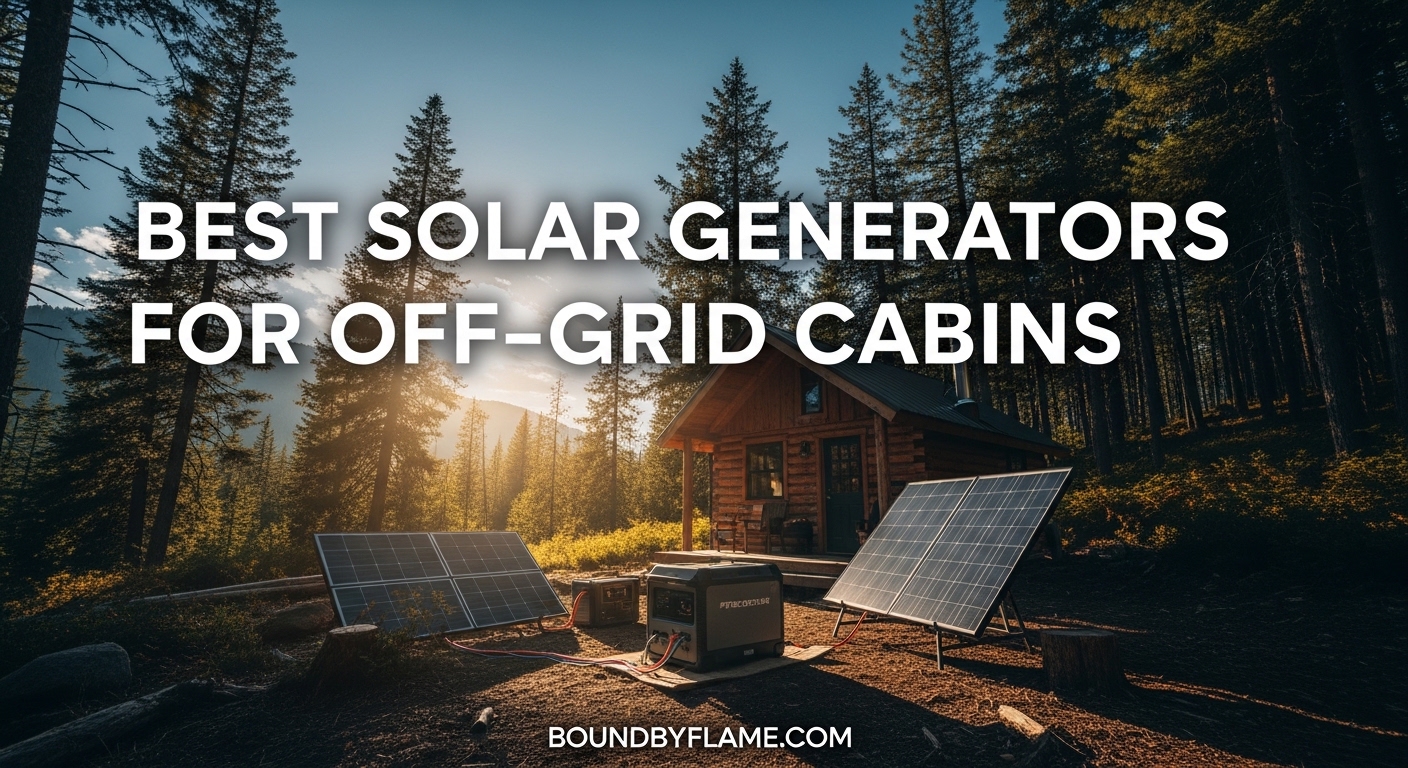 Best Solar Generators for Off-Grid Cabins