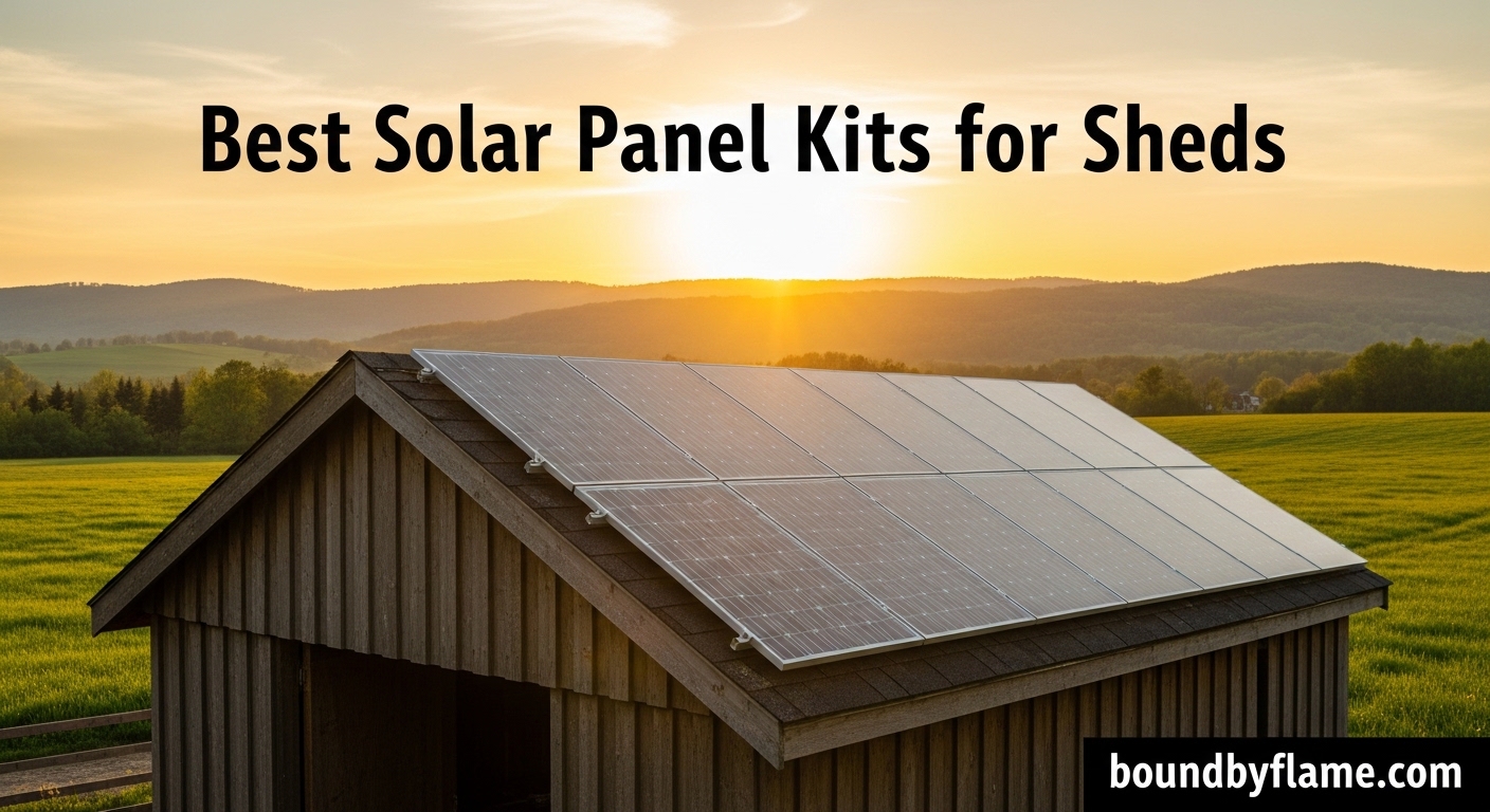 Best Solar Panel Kits for Sheds