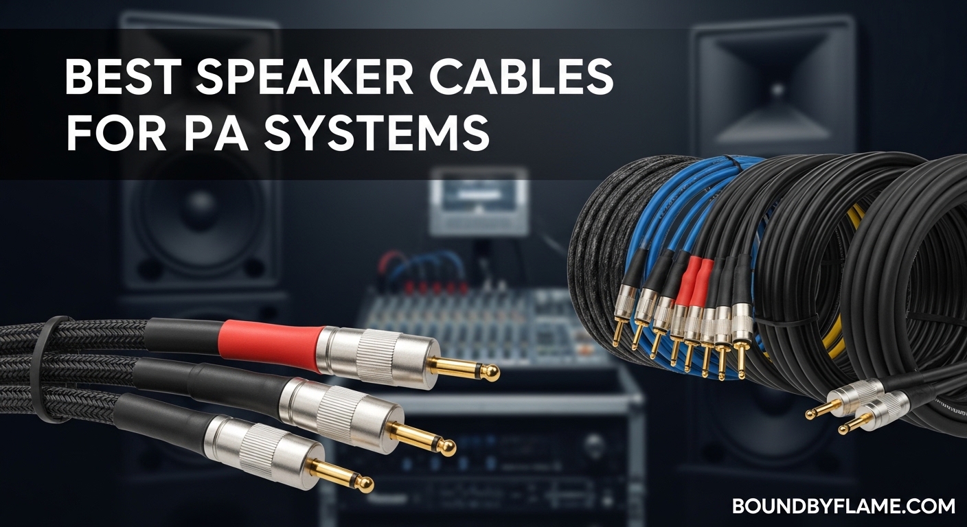 Best Speaker Cables for PA Systems