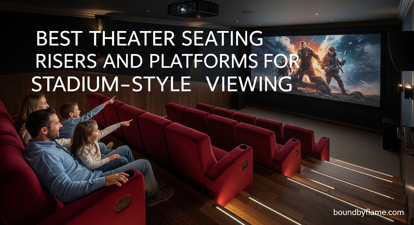 Best Theater Seating Risers and Platforms for Stadium-Style Viewing
