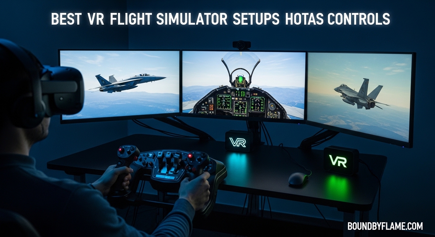 Best VR Flight Simulator Setups with HOTAS Controls