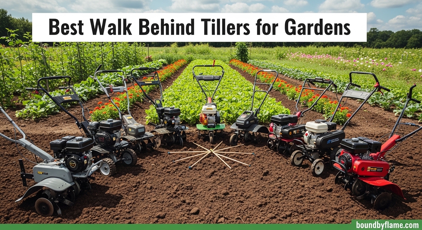 Best Walk Behind Tillers for Gardens
