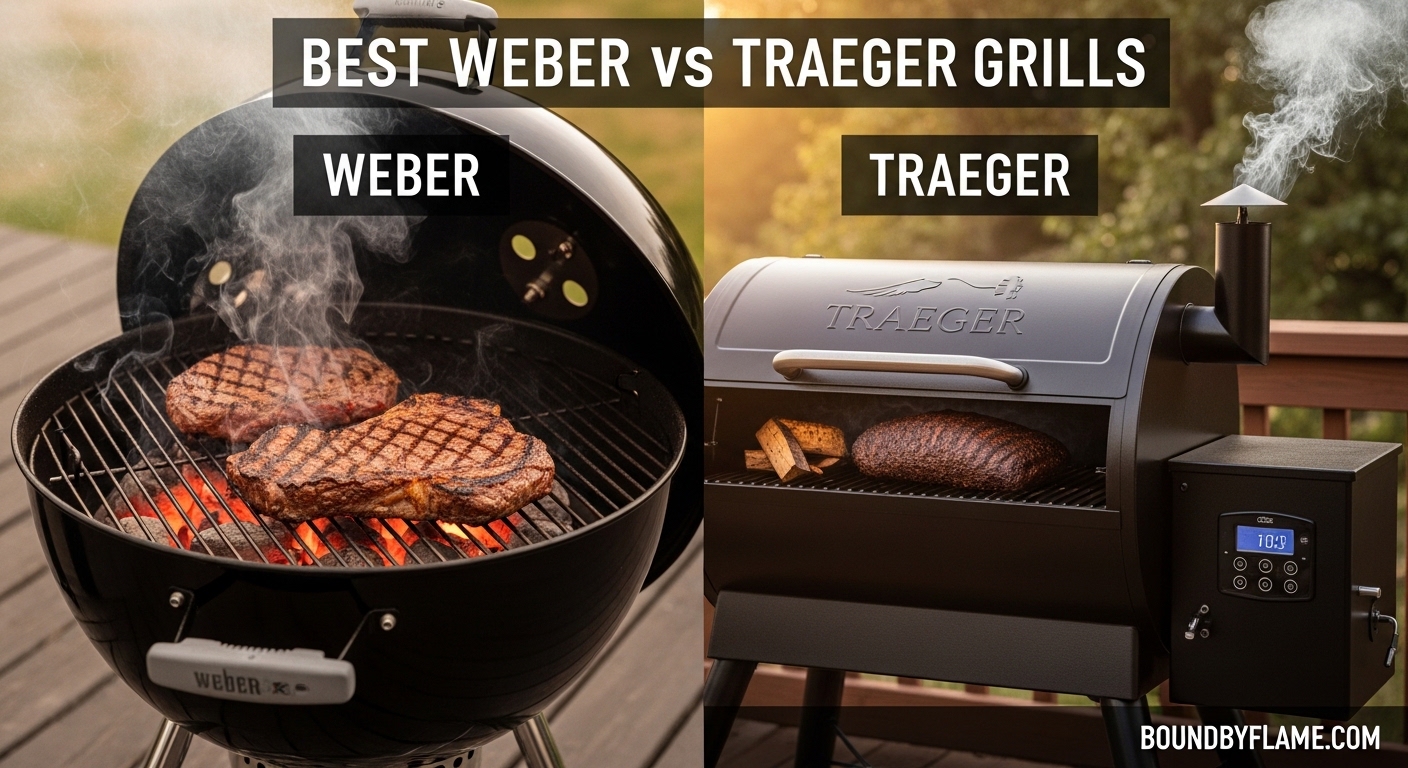Best Weber vs Traeger Grills