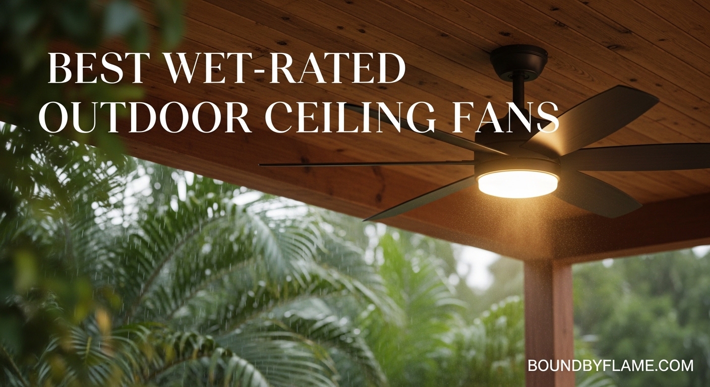 Best Wet-Rated Outdoor Ceiling Fans