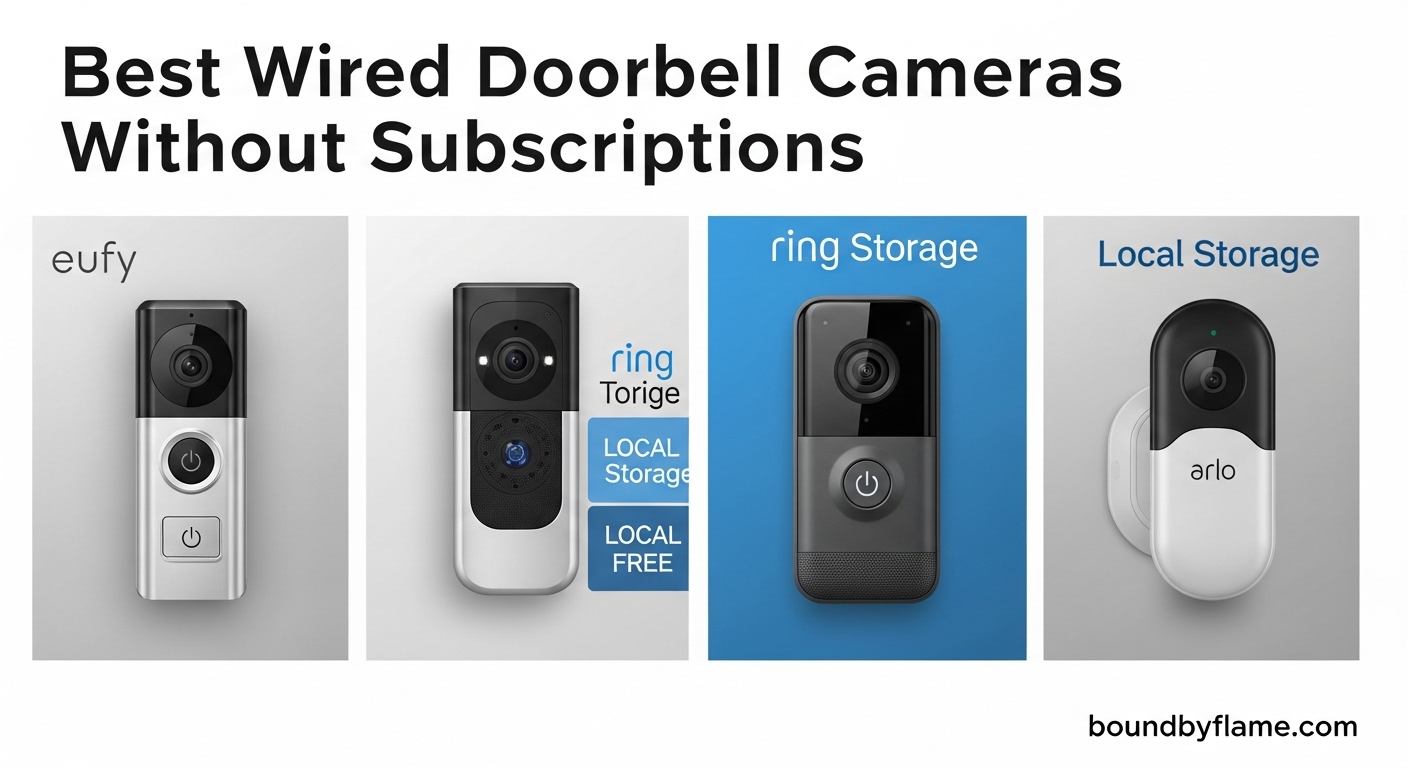 Best Wired Doorbell Cameras Without Subscriptions