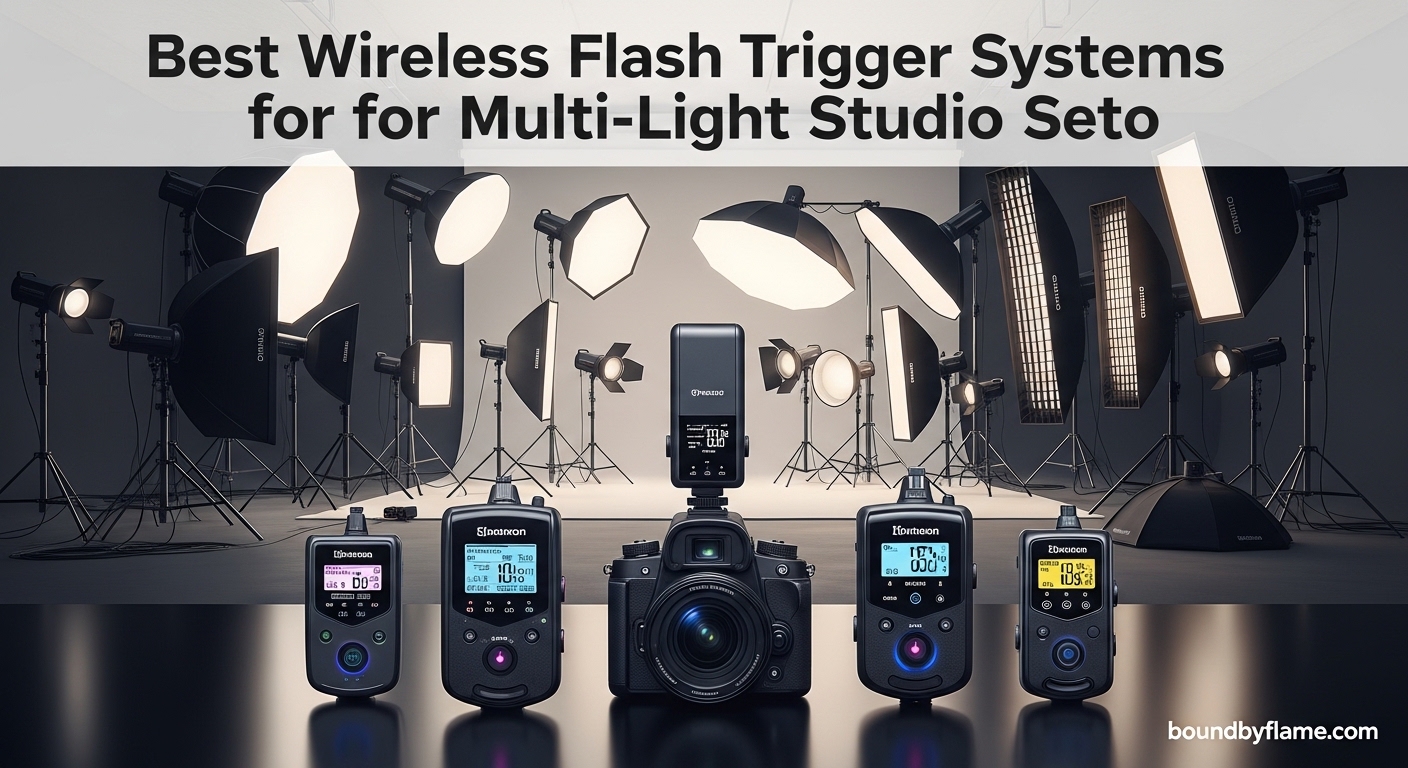 Best Wireless Flash Trigger Systems for Multi-Light Studio Setups