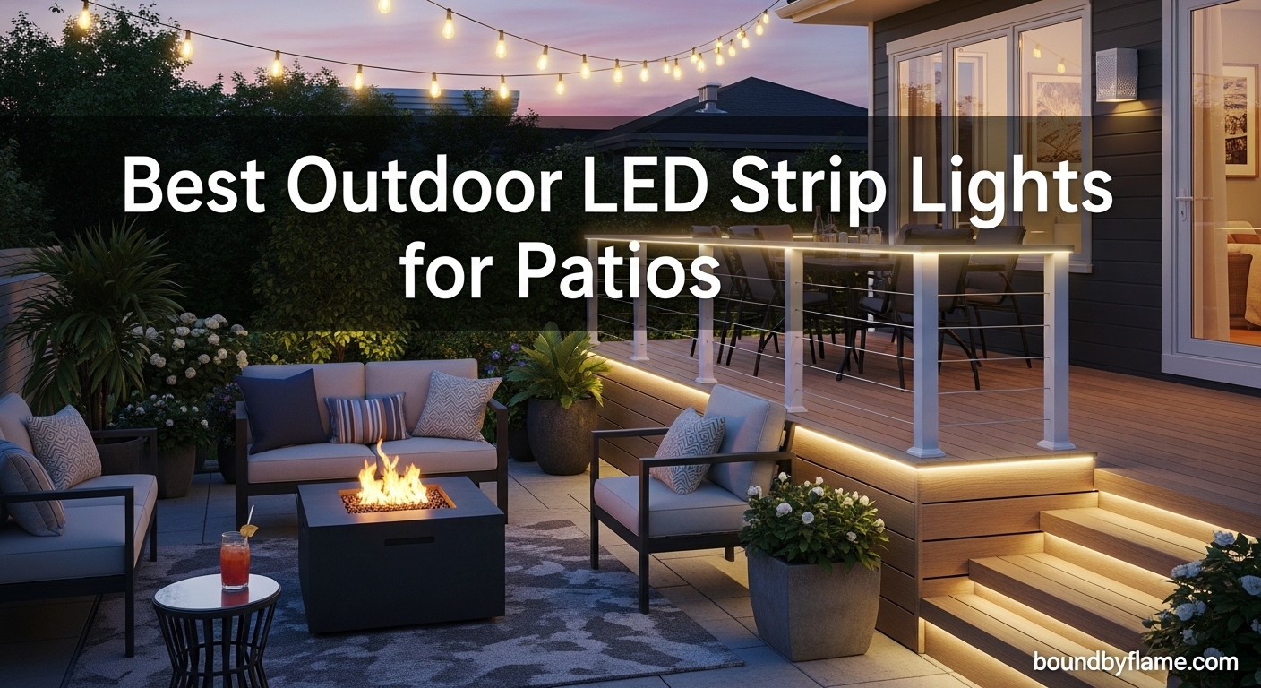 Best Outdoor LED Strip Lights for Patios
