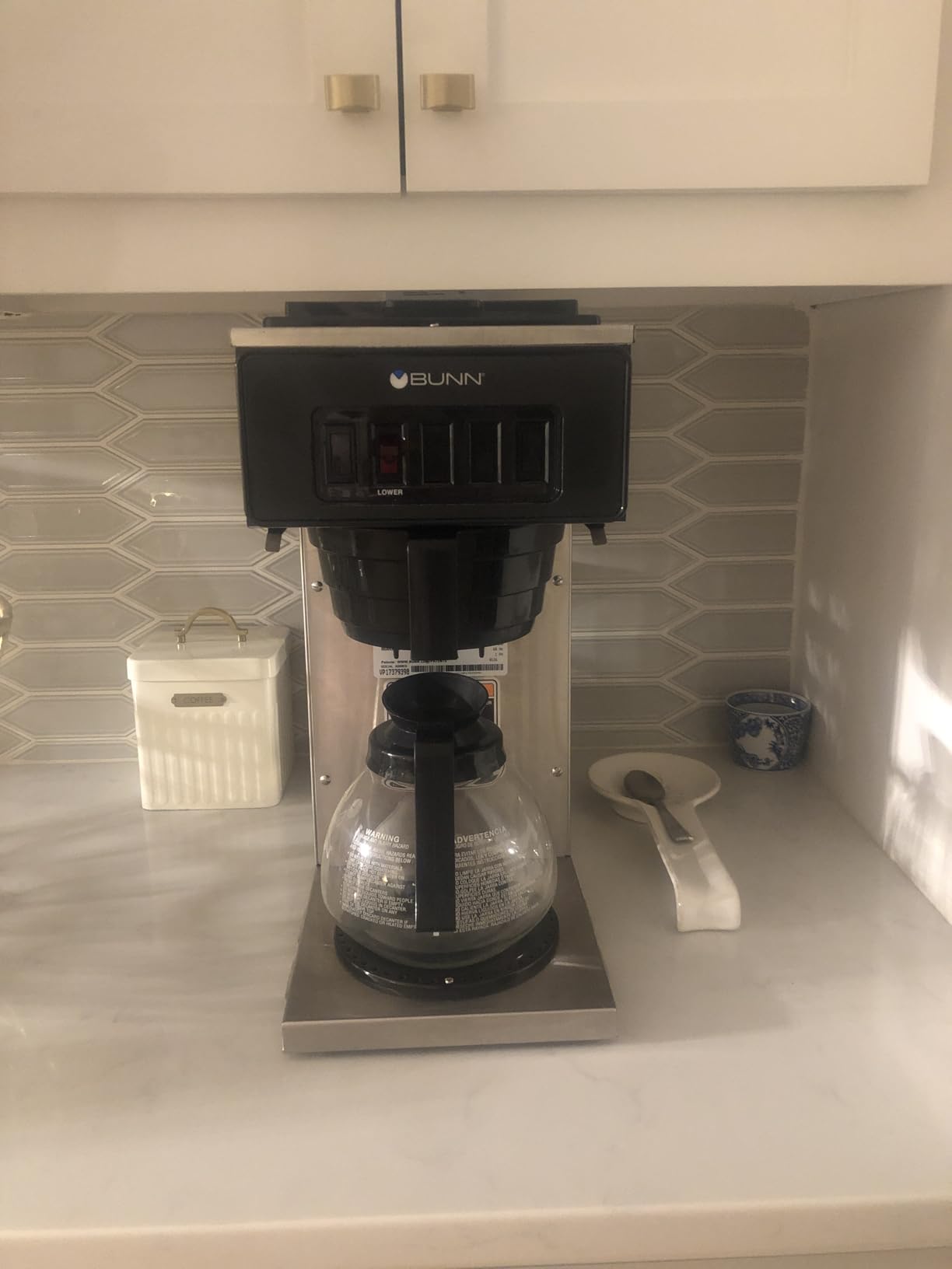 BUNN 13300.0001 VP17-1SS Pourover Coffee Brewer with 1-Warmer, Stainless Steel customer photo 2