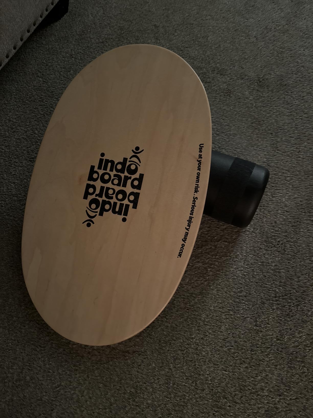 The Original Indo Board - Balance Board Trainer for Core Strength, Stability and Athletic Performance - Surfing, Skateboarding, Snowboarding, Yoga, Physical Therapy and More. Includes Board and Roller. customer photo 1