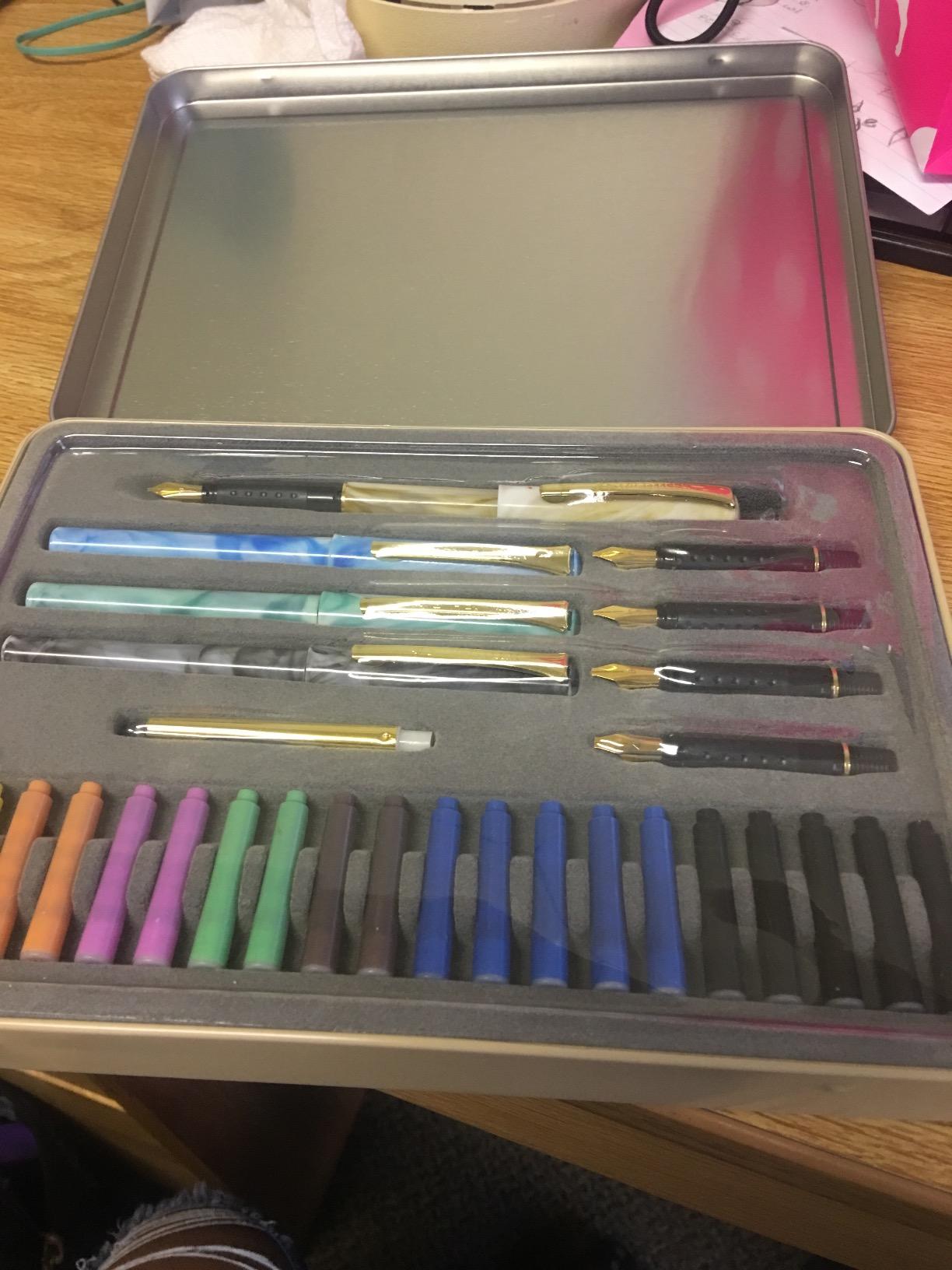 STAEDTLER calligraphy pen set, ideal for all skill levels, 899 SM5, Assorted, 33 Piece Set customer photo 2