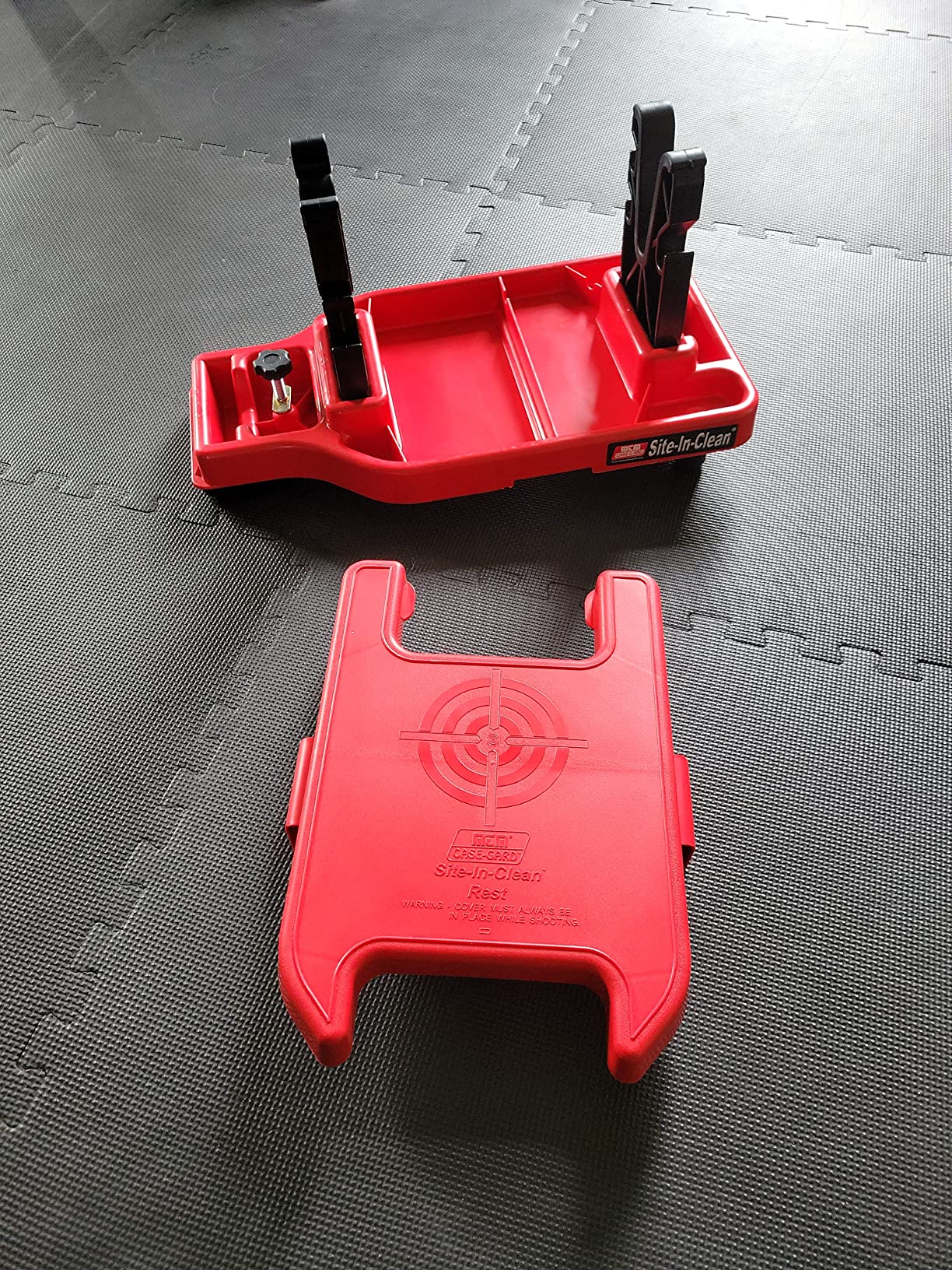 MTM RMC-1-30 Portable Rifle & Maintenance Center, Repair and Range Shooting, Built in Storage for Accessories, USA Made, Red customer photo 2