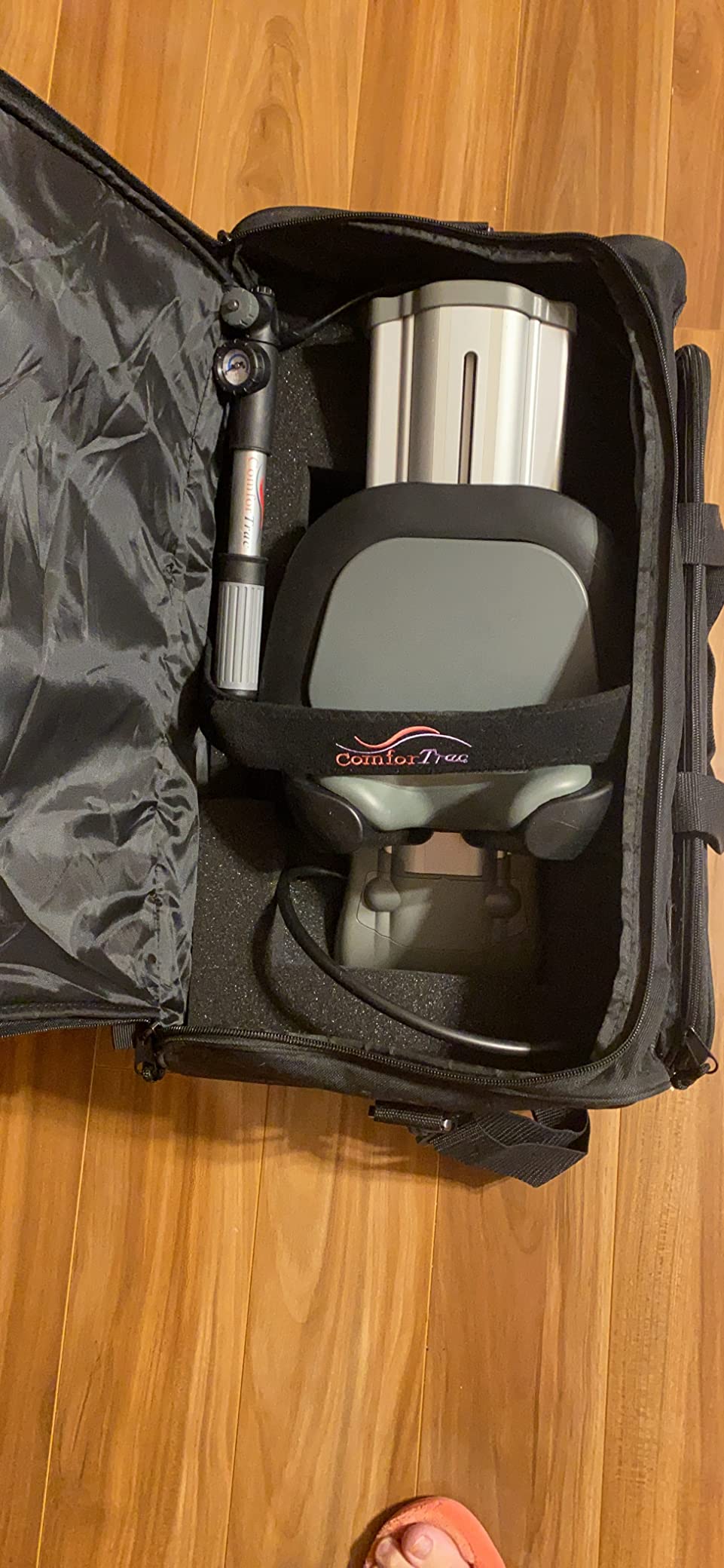ComforTrac-Deluxe Home Cervical Traction Kit 2.0, Neck Therapy, Discomfort Relief, Relieve Cervicalgia, Degeneration of Disc, Spondylosis, and More, Carrying Case Included customer photo 2