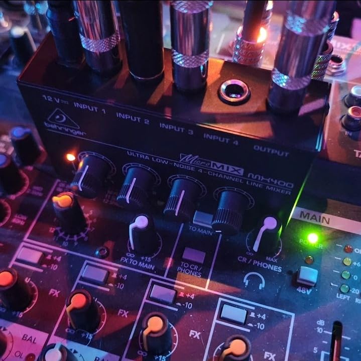 Behringer MICROMIX MX400 Ultra Low-Noise 4-Channel Line Mixer customer photo 1