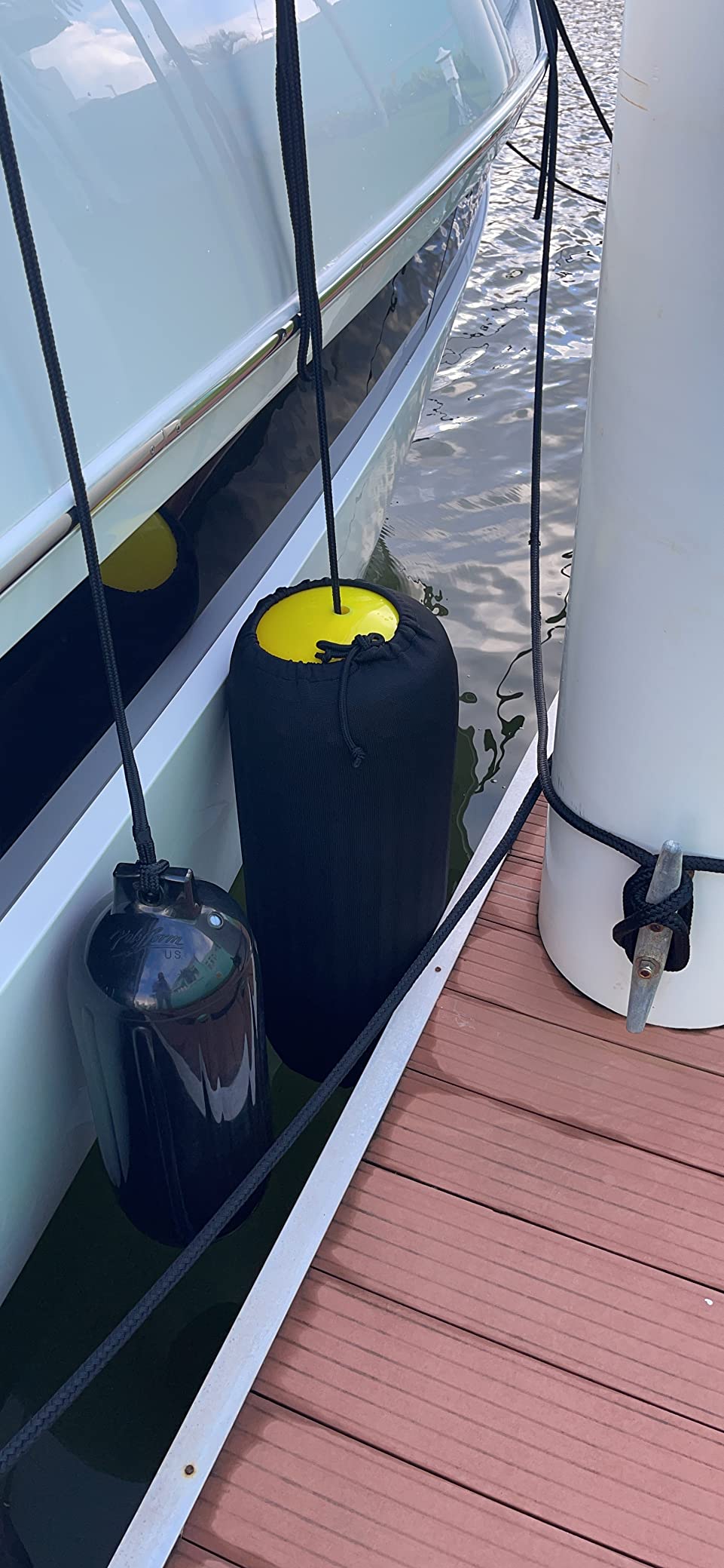 Polyform HTM-Series Boat Fender HTM-4 - Black customer photo 1