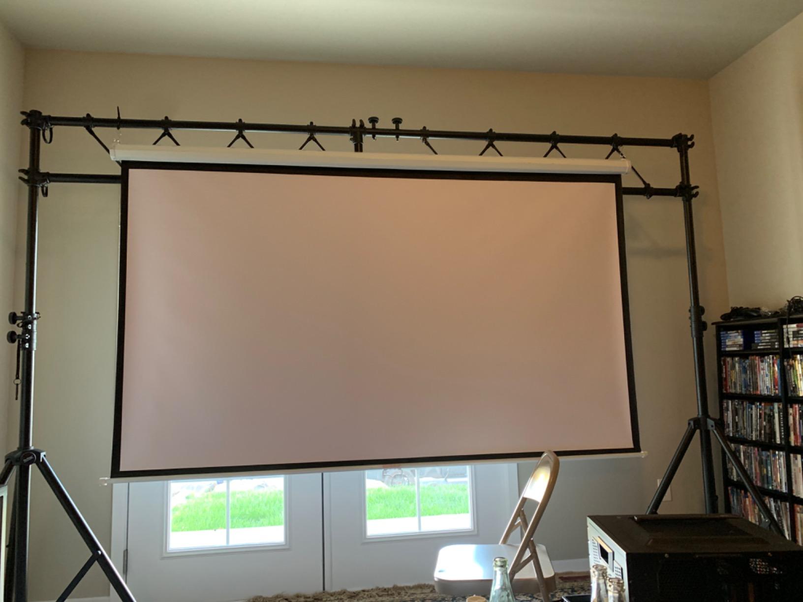 On-Stage LS7730 Lighting Stand with Truss (Folding, Portable PAR Can and LED Light Rig for Theaters, Auditoriums, Concert Halls, Clubs, and Venues, Adjustable Height, Rubber Feet, Metal, Black) customer photo 2