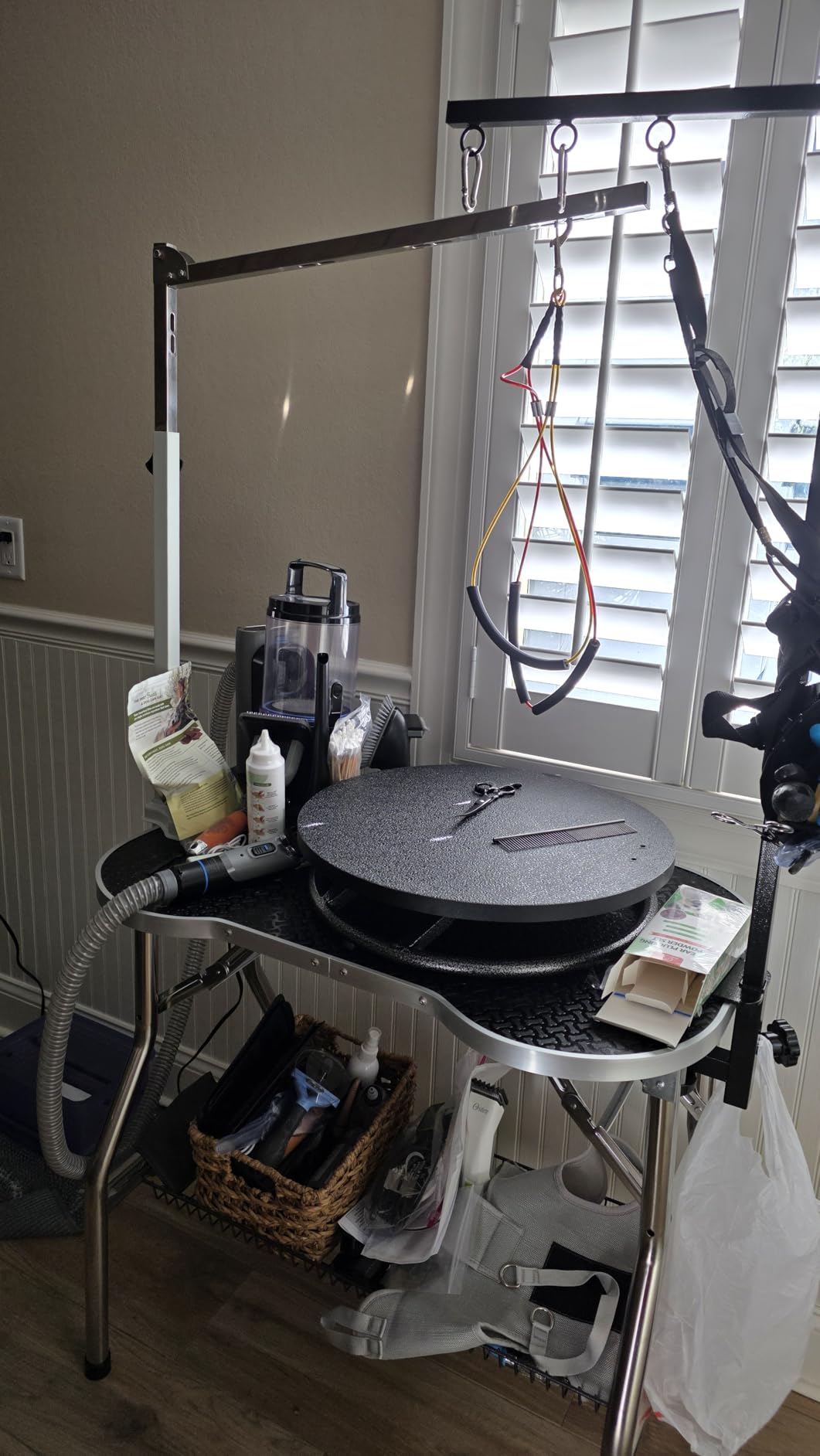 Master Equipment Pet Grooming Table for Pets, Blue customer photo 2