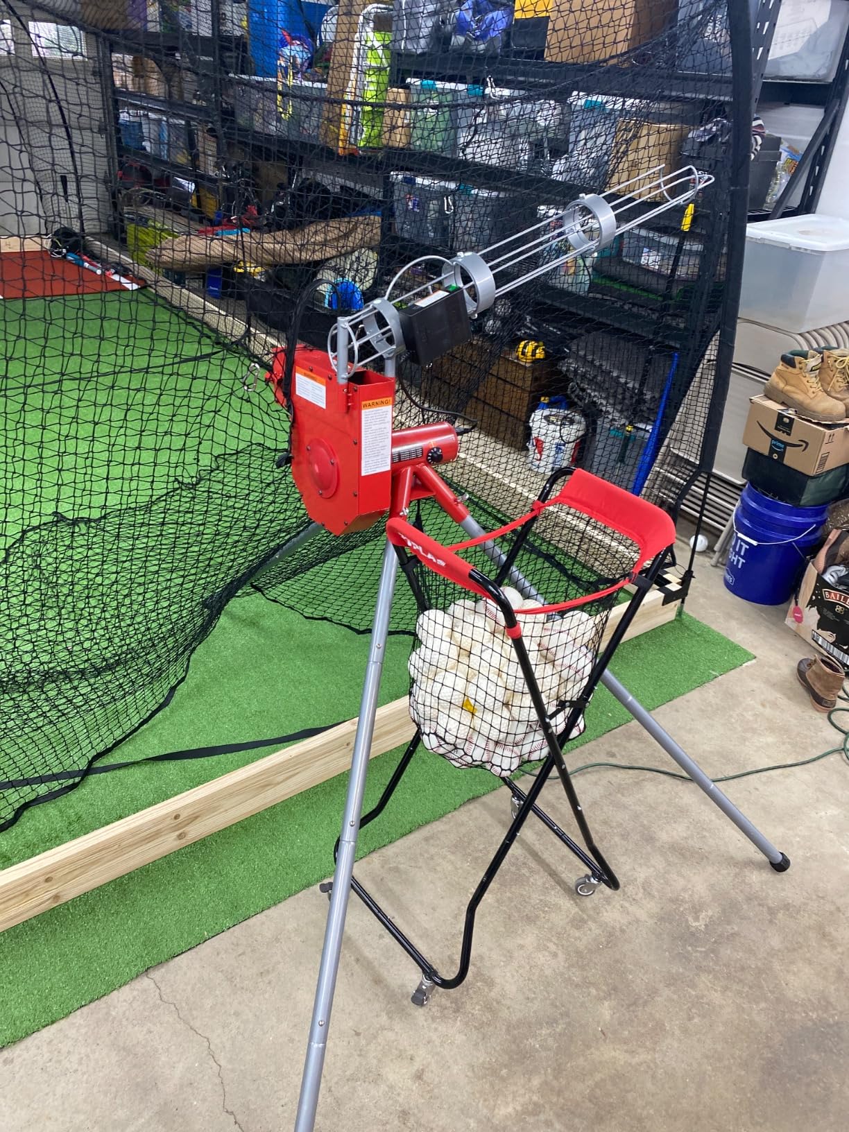 Heater Sports Heavy-Duty Baseball Pitching Machine W/Bonus Ball Feeder customer photo 1
