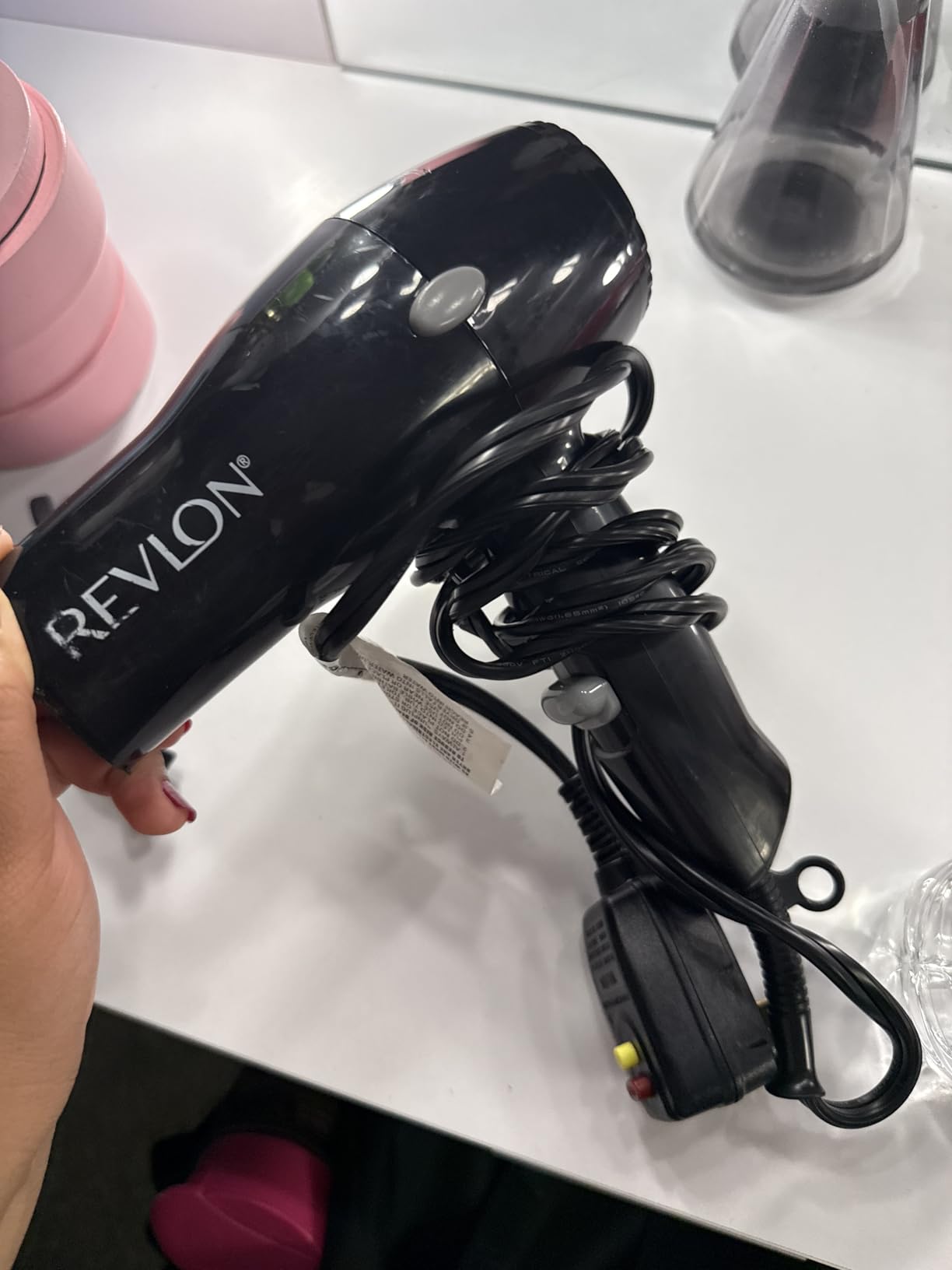 Revlon Compact Hair Dryer | 1875W Lightweight Design, Perfect for Travel, (Black) customer photo 2