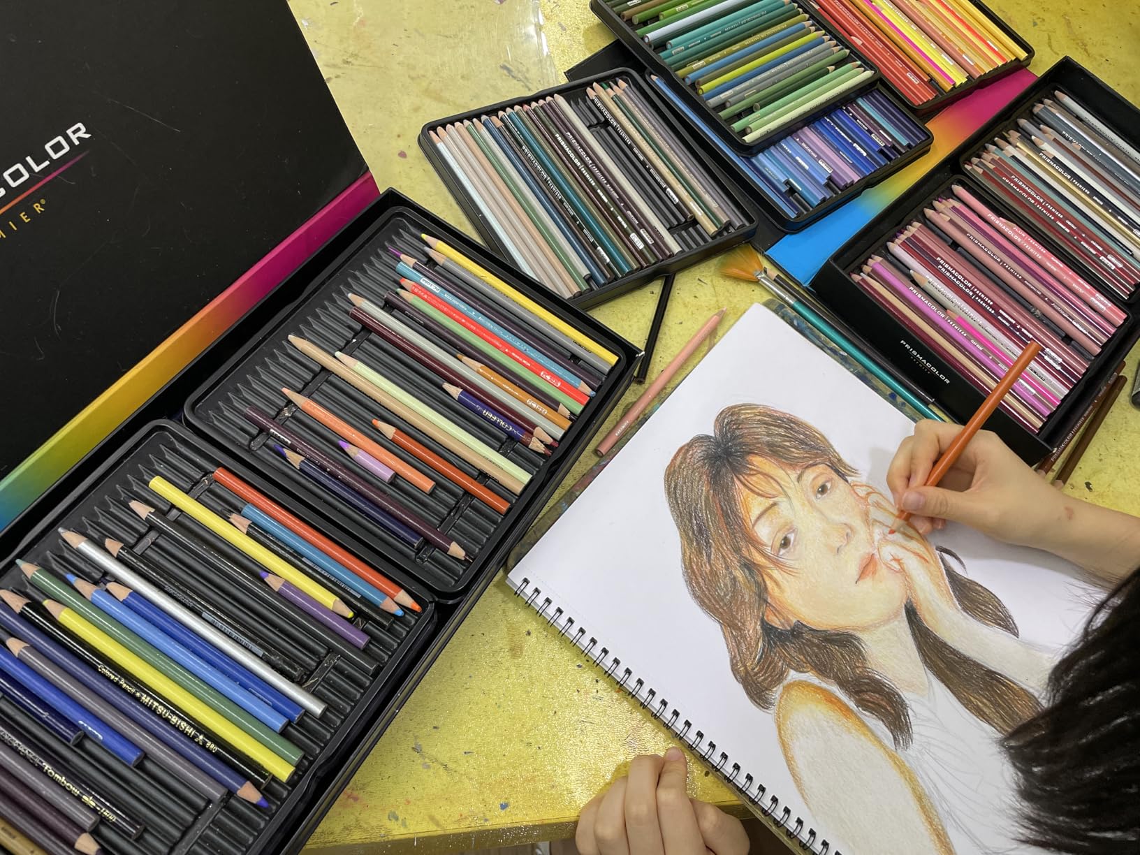 Prismacolor Premier Colored Pencils, Soft Core, Assorted Colors, 150 Count - Durable, Vibrant, Ultra-Smooth customer photo 2