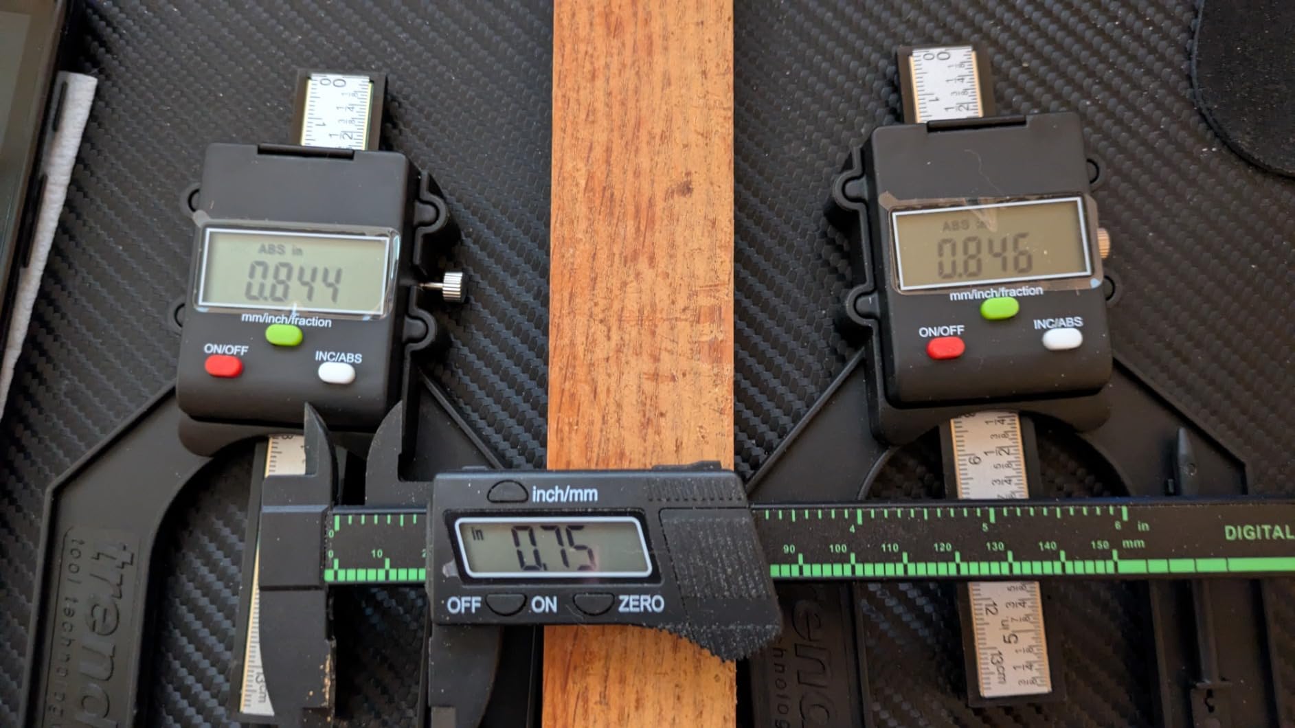 Trend Digital Depth Gauge with 2 23/64 inch Jaw Opening for Precision Rebate and Groove Setting, GAUGE/D60 customer photo 1