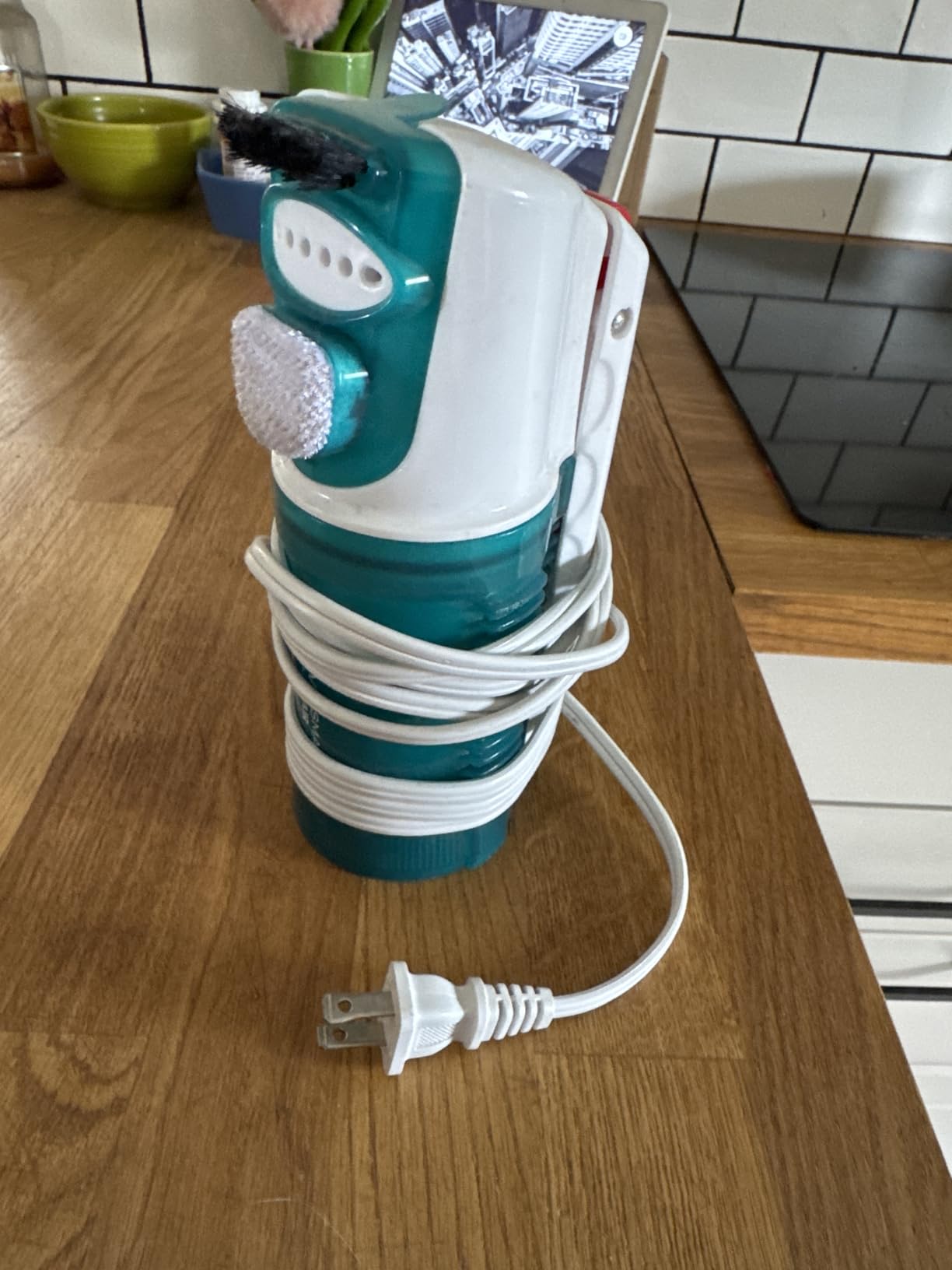 Conair Travel Steamer for Clothes - Mini Garment Steamer, Fabric Steamer in Green by Travel Smart - Packable in Carry On Luggage - Dual Voltage customer photo 1