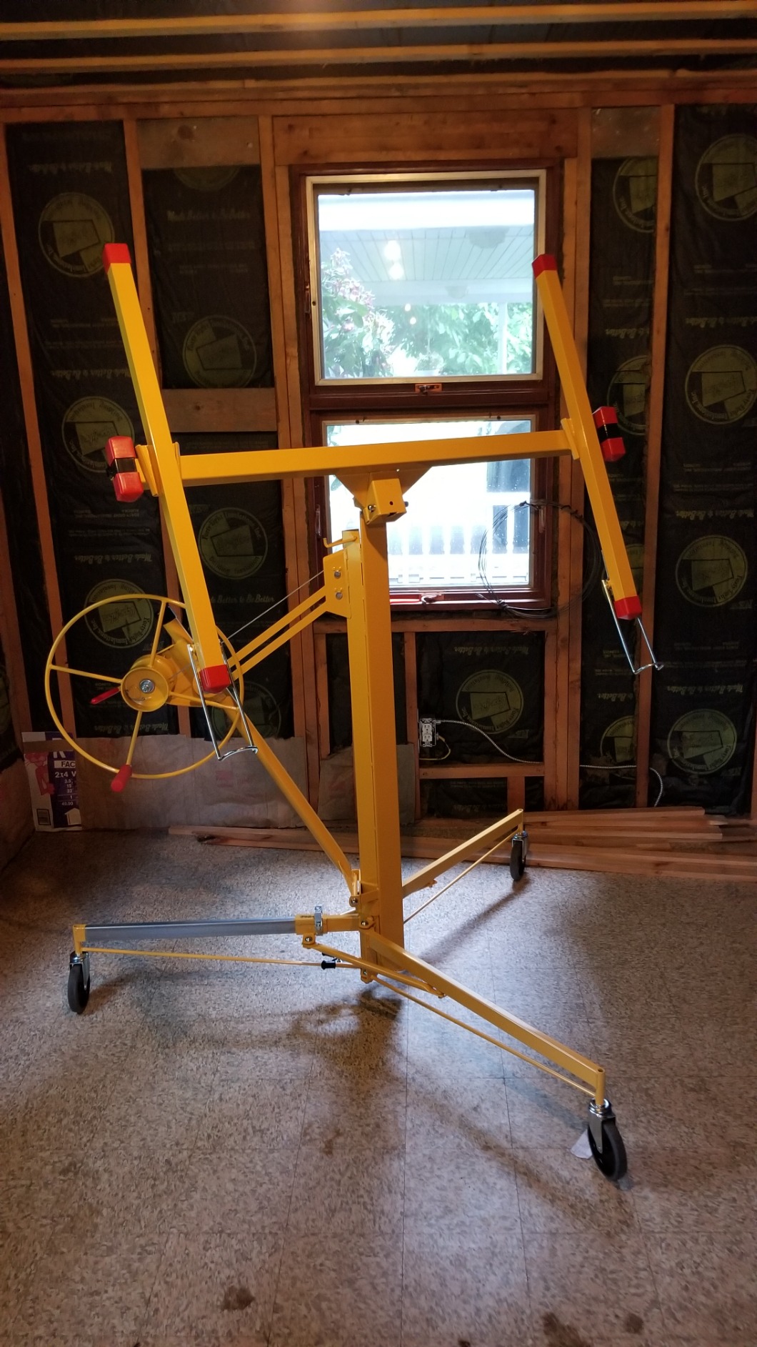 PANELLIFT Drywall Lift, Sheetrock Hoist 125, 150 lbs, Rolling Panel Lift, Drywall Installation, Rolling Lifter, Sheetrock Lift, Drywall Lifter, Adjustable customer photo 2