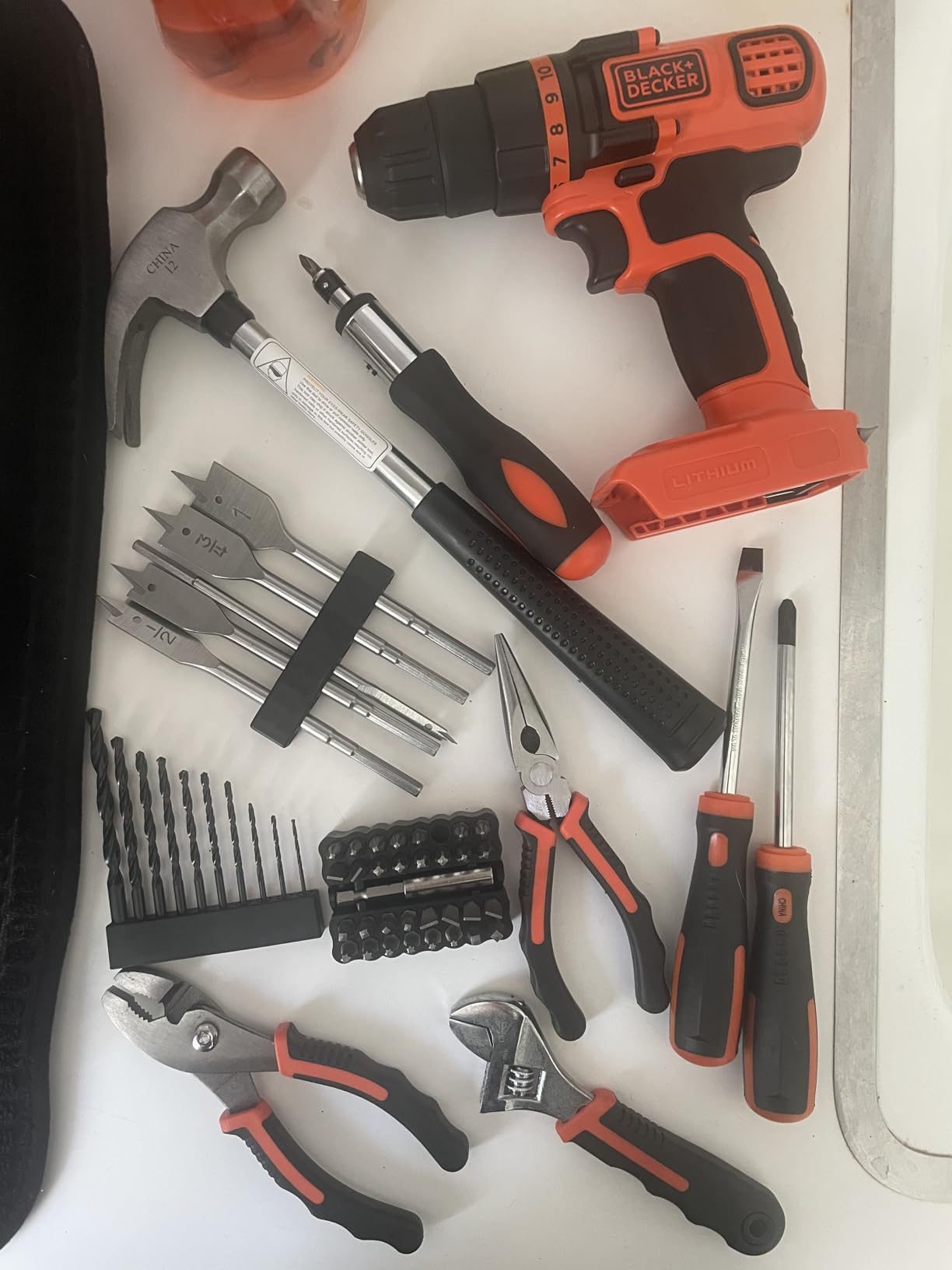 BLACK+DECKER 20V MAX 68-Piece Cordless Drill and Home Tool Project Kit with Tool Storage Bag (LDX120PK) customer photo 2