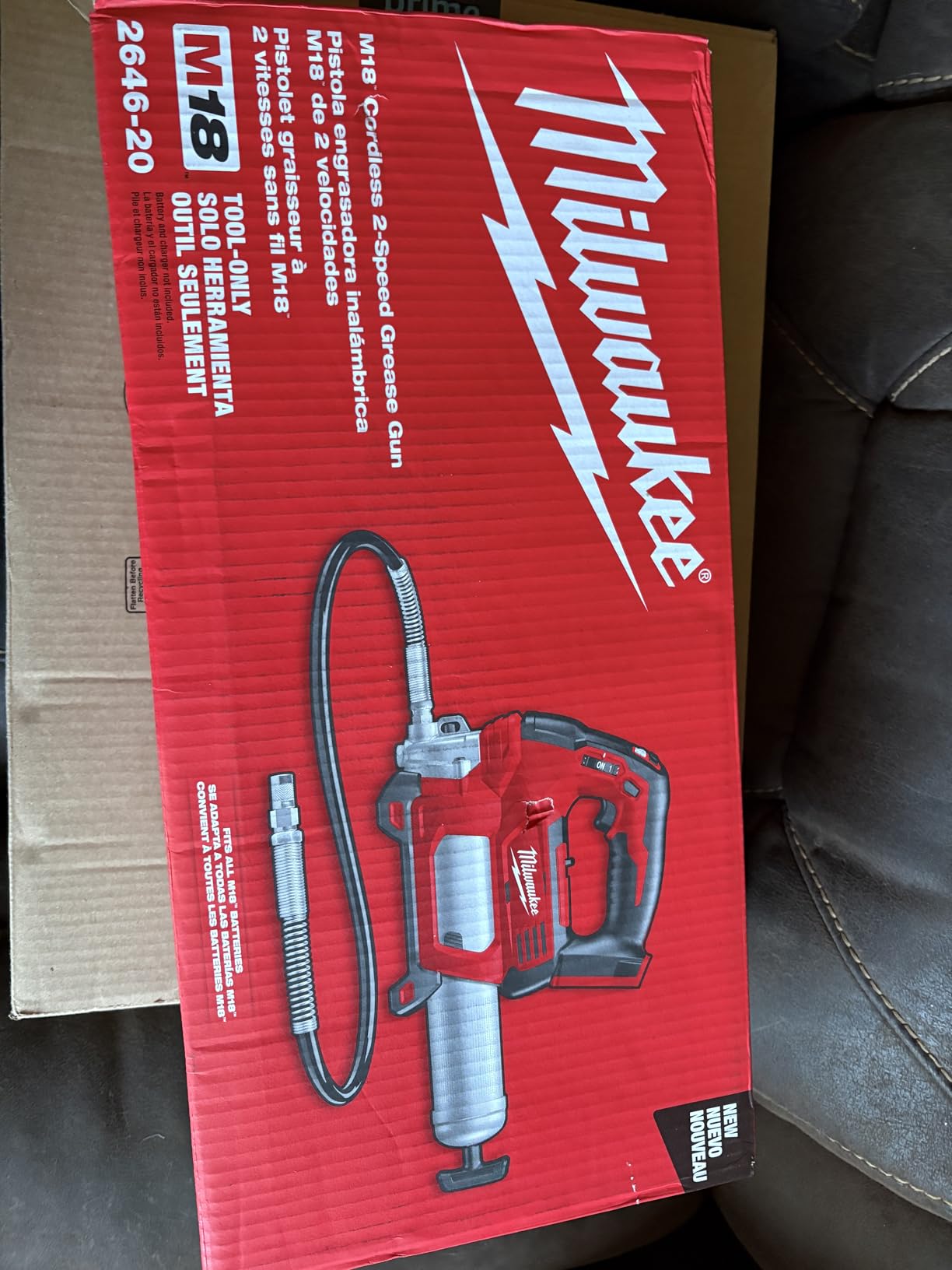 Milwaukee 2646-20 M18 2-speed Grease Gun (Bare Tool) customer photo 1