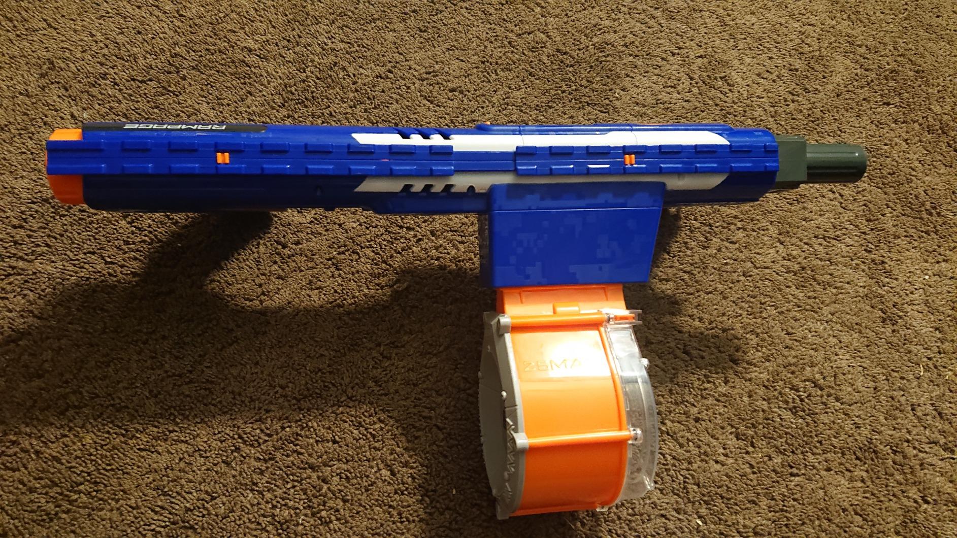 Nerf Rampage N-Strike Elite Toy Blaster with 25 Dart Drum Slam Fire for Kids, Teens, & Adults customer photo 1