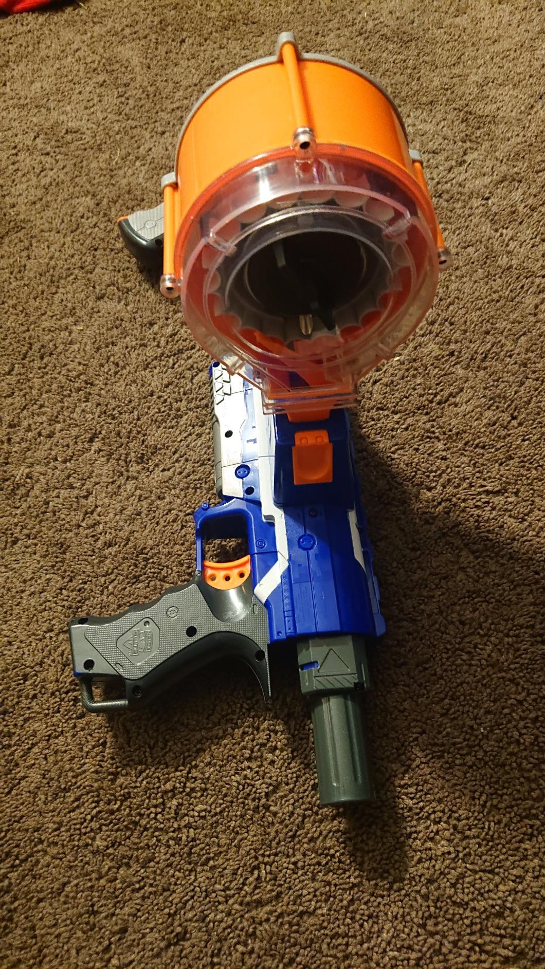 Nerf Rampage N-Strike Elite Toy Blaster with 25 Dart Drum Slam Fire for Kids, Teens, & Adults customer photo 2