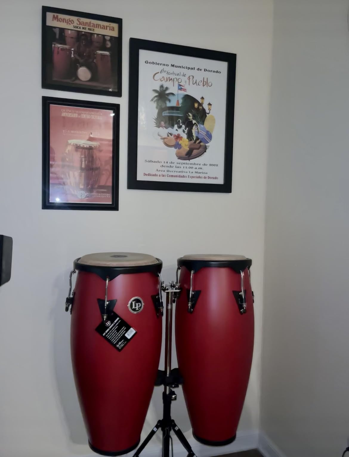 LP City Conga Set with Stand Red customer photo 1