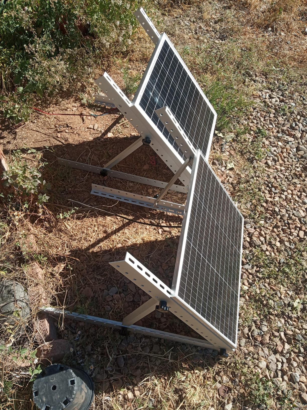 Renogy Solar Panel Side of Pole Mount for 50W/100W Solar Panel (Mount only) for Flat Surface Off-Grid Systems, and Panels Up to 100W customer photo 2