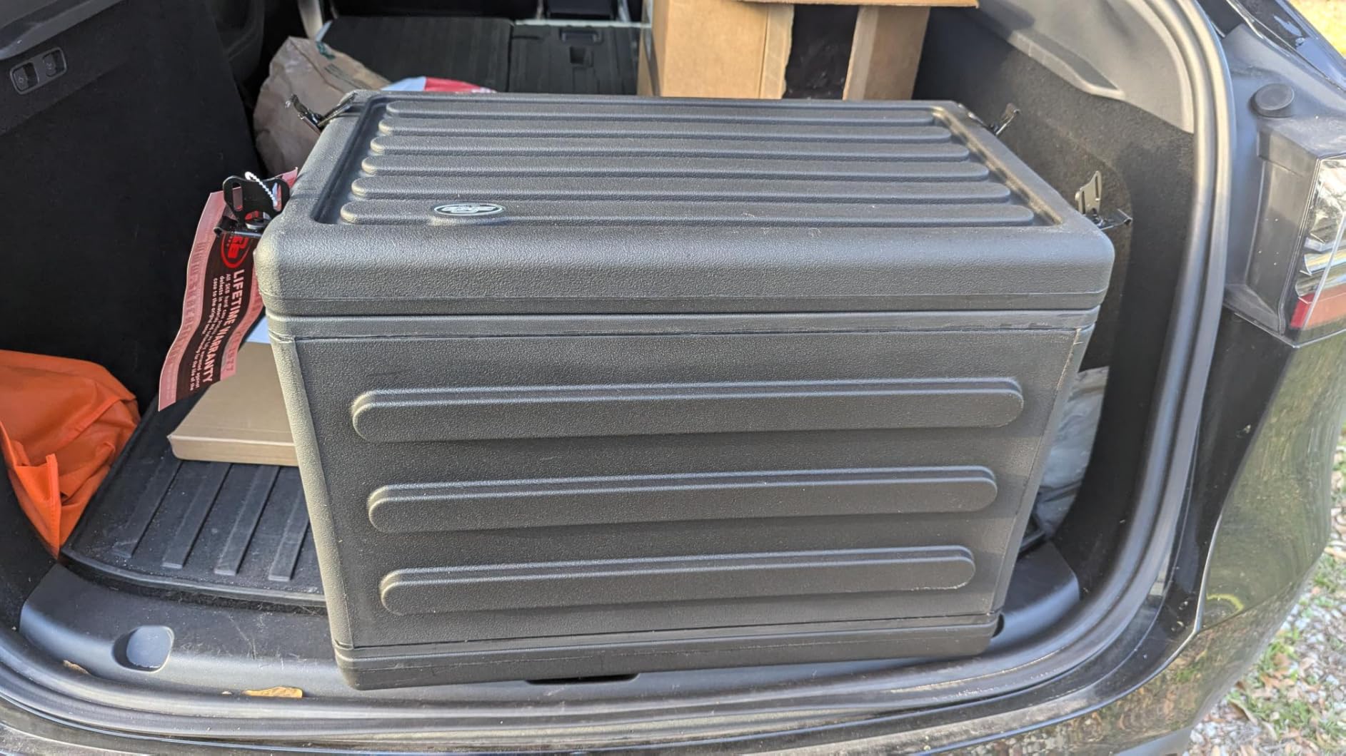 SKB 4U Shallow Roto Rack Case - Durable Polyethylene Gear Protector, Stackable, Waterproof with Twist Latches & Rubber Feet for Musicians, DJs, and A/V Equipment - Secure Transport & Storage Solution customer photo 1