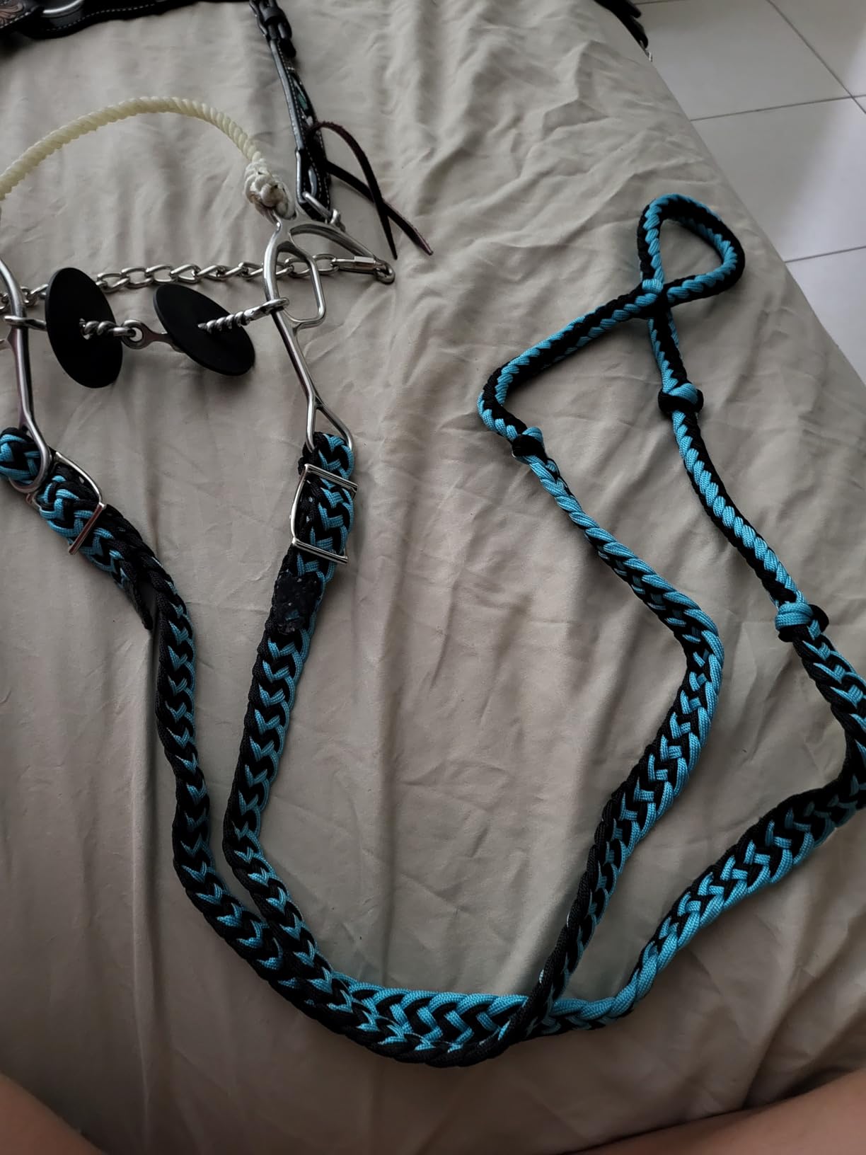 Weaver Leather Braided Nylon Barrel Rein, Hurricane customer photo 1