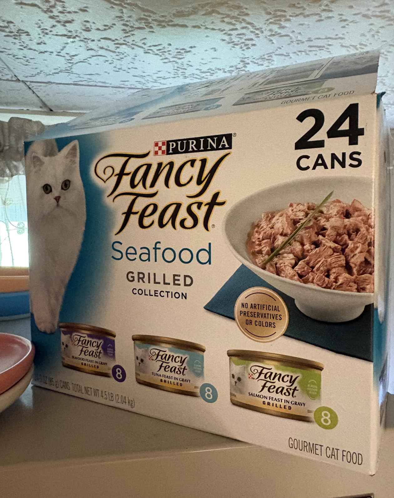 Purina Fancy Feast Gravy Lovers Poultry and Beef Grilled Gourmet Wet Cat Food Variety Pack - (Pack of 30) 3 oz. Cans customer photo 1