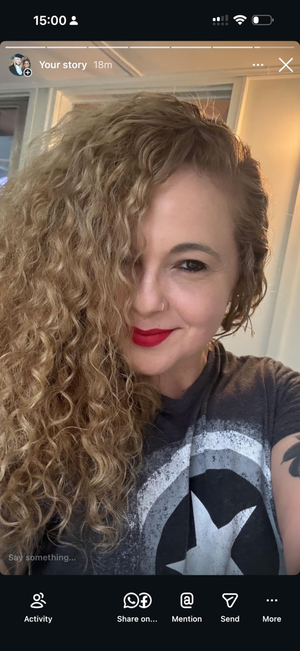 Bed Head Curls-in-Check 1875W Hair Diffuser Dryer | Great for Curly Hair, Reduce Frizz & Static | Diffuser Hair Dryer Enhances Natural Curl, Waves & Texture customer photo 1
