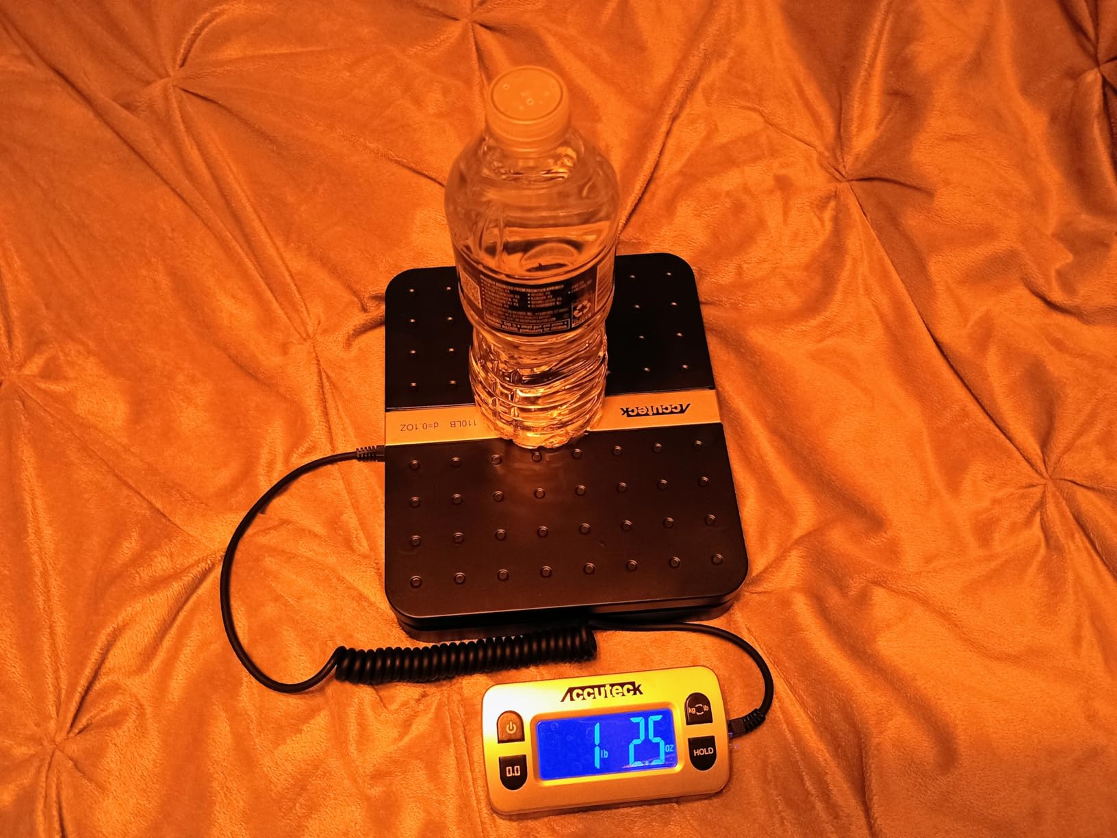 ACCUTECK 8580 High Capacity 110 Lbs High Accuracy 0.1OZ Digital Postal Scale with Remote Display, Batteries and USB Cable and AC Adapter Included customer photo 1