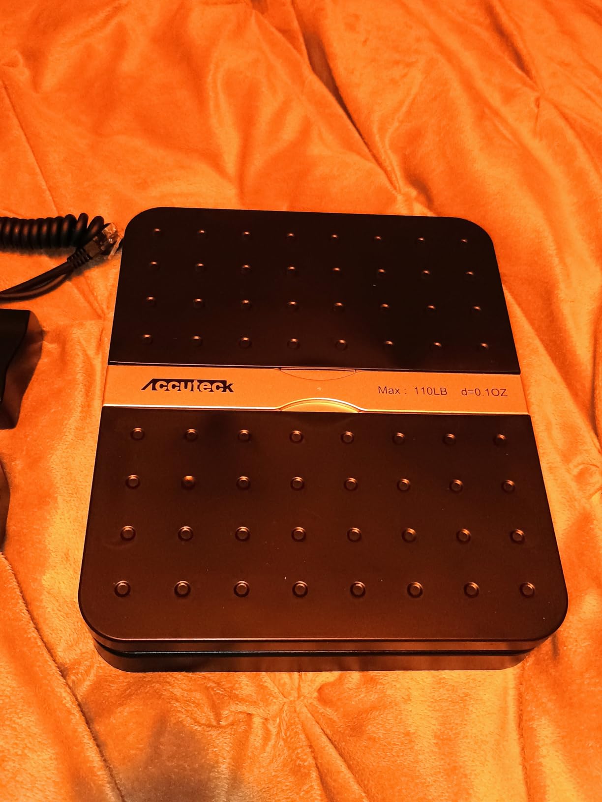 ACCUTECK 8580 High Capacity 110 Lbs High Accuracy 0.1OZ Digital Postal Scale with Remote Display, Batteries and USB Cable and AC Adapter Included customer photo 2