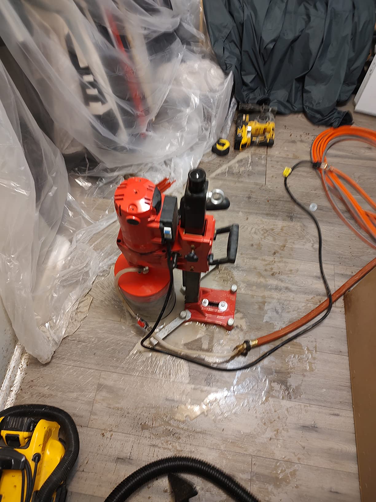 BLUEROCK Model 8Z1 Concrete Core Drill With Stand 110V 2400W Asphalt Masonry Diamond Drilling customer photo 1