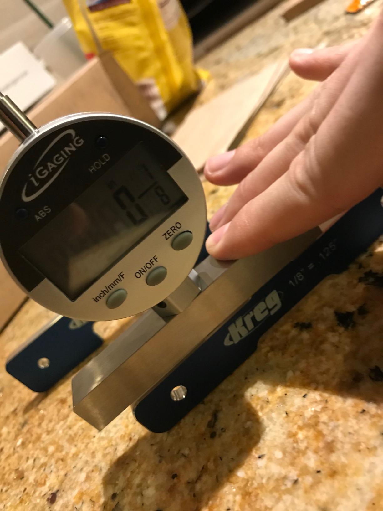 iGaging Depth Gauge Digital Electronic Indicator 0-22
