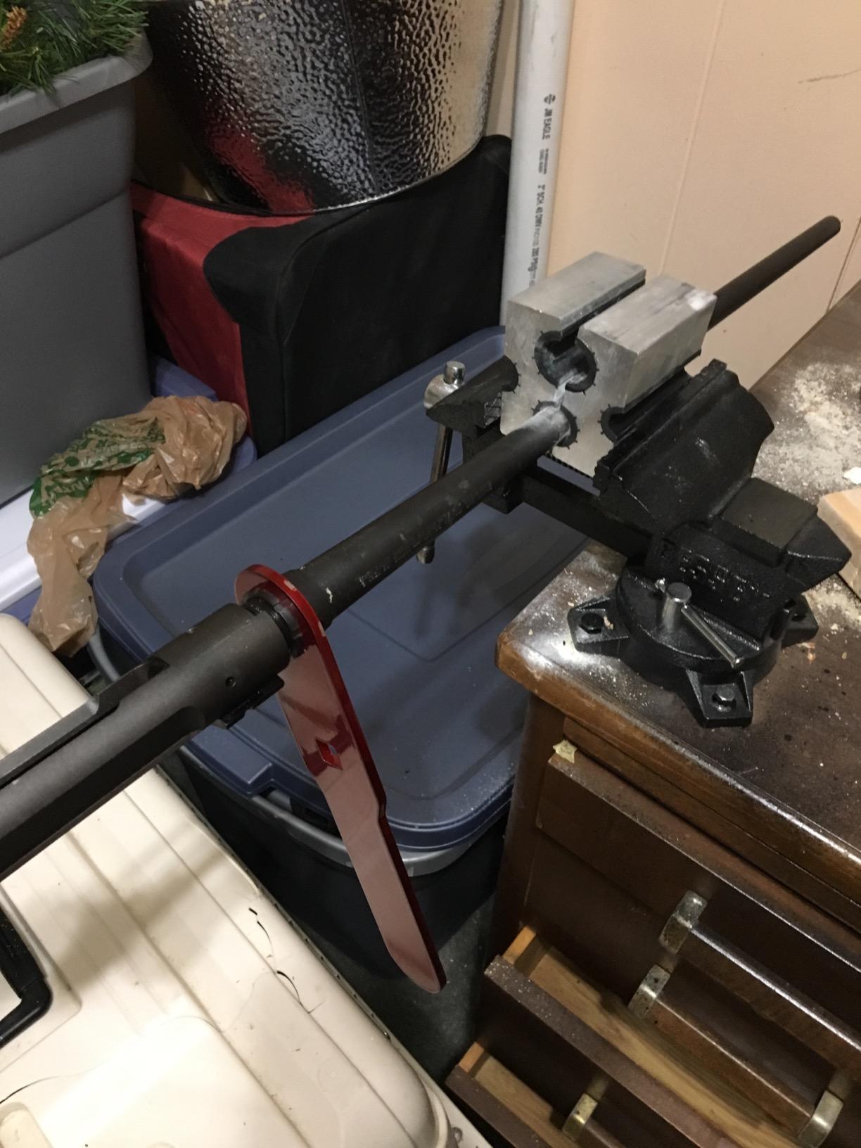 Wheeler Universal Barrel Clamp Constructed from Aircraft Grade Aluminum with Non-Marring Surface for Firearms and Gunsmithing, Silver customer photo 1