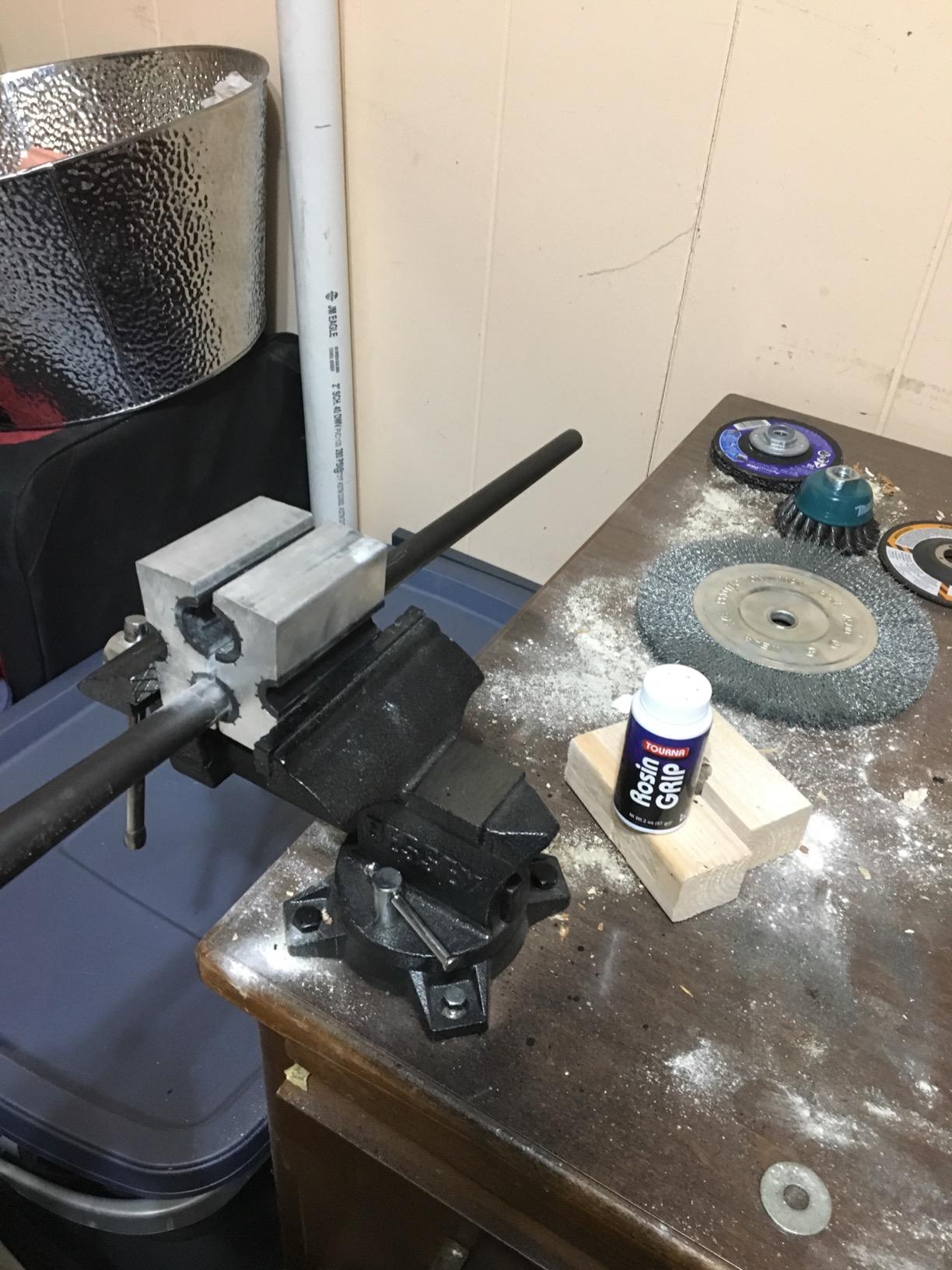 Wheeler Universal Barrel Clamp Constructed from Aircraft Grade Aluminum with Non-Marring Surface for Firearms and Gunsmithing, Silver customer photo 2