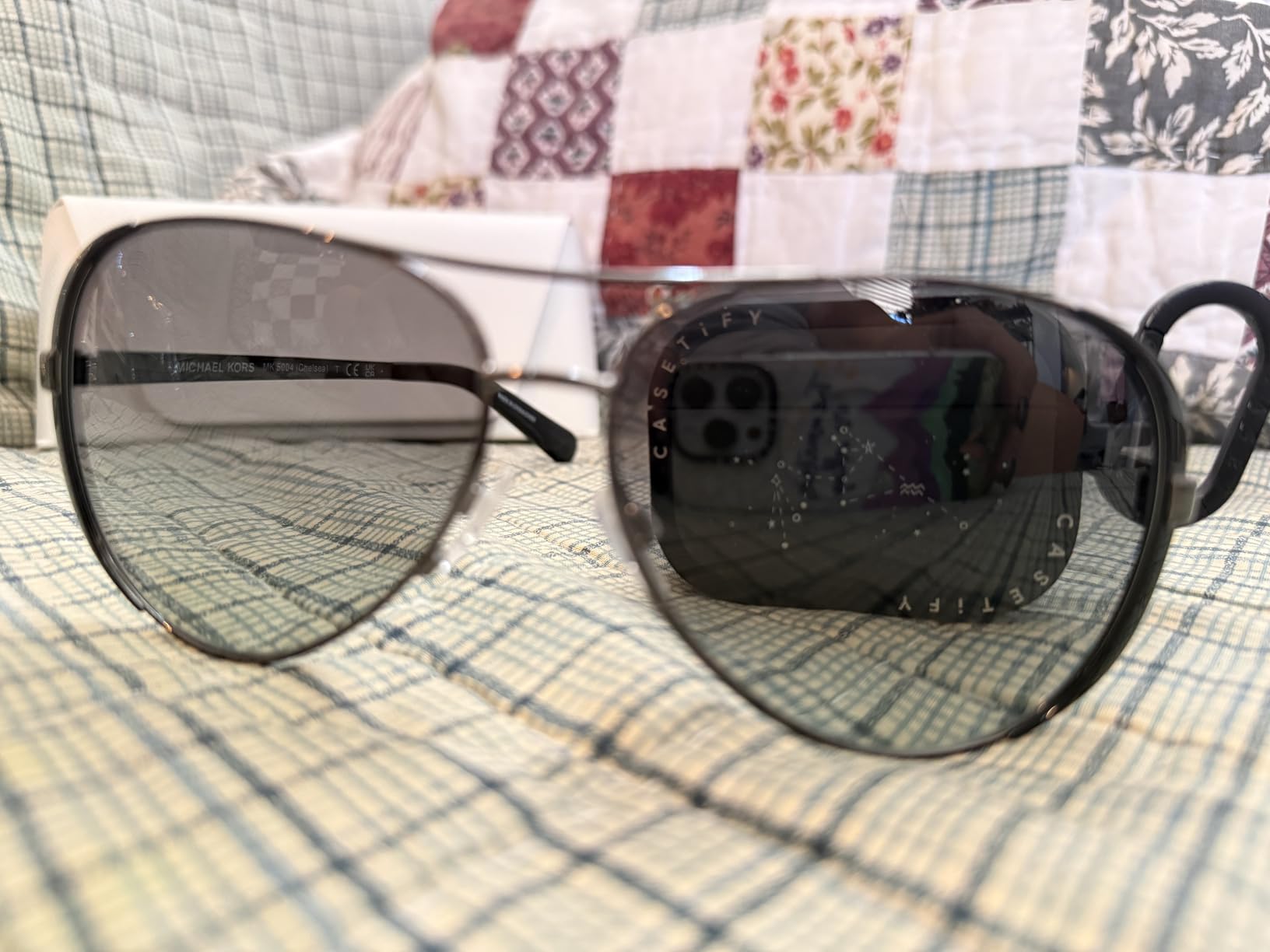 Michael Kors MK5004 Chelsea Aviator Sunglasses for Women customer photo 2