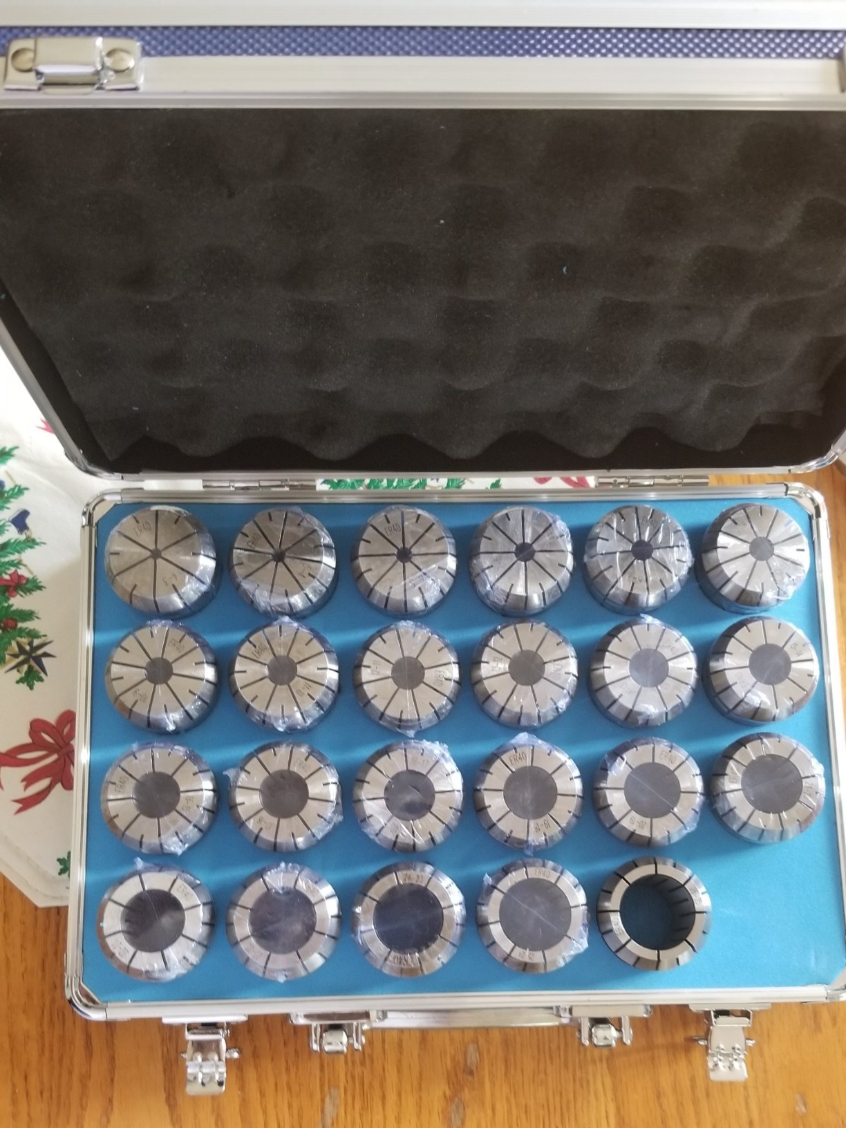 Accusize Industrial Tools 4 mm to 26 mm by 1 mm Er-40 Collet 23 Pc, 3350-0586 customer photo 1