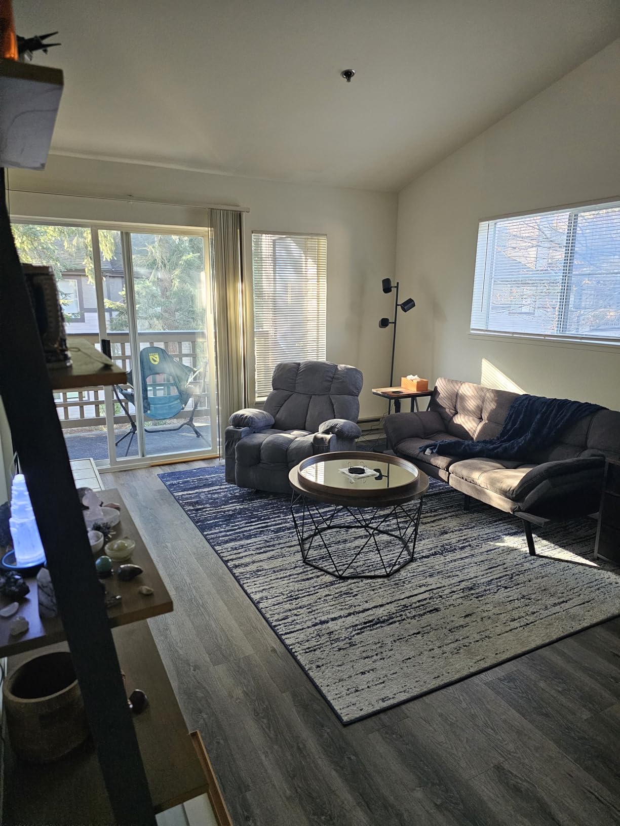 SAFAVIEH Area Rug 8x10 - Adirondack Collection - Large - Ivory & Silver, Modern Ombre Design, Non Shedding & Easy to Clean, Ideal for Living Room, Bedroom, Office, Dining Space (ADR113B) customer photo 2