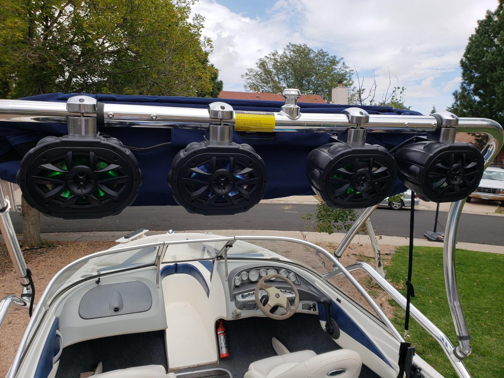 Reborn Catapult Polished Wakeboard Tower plus Foldable Tower Bimini Package customer photo 1