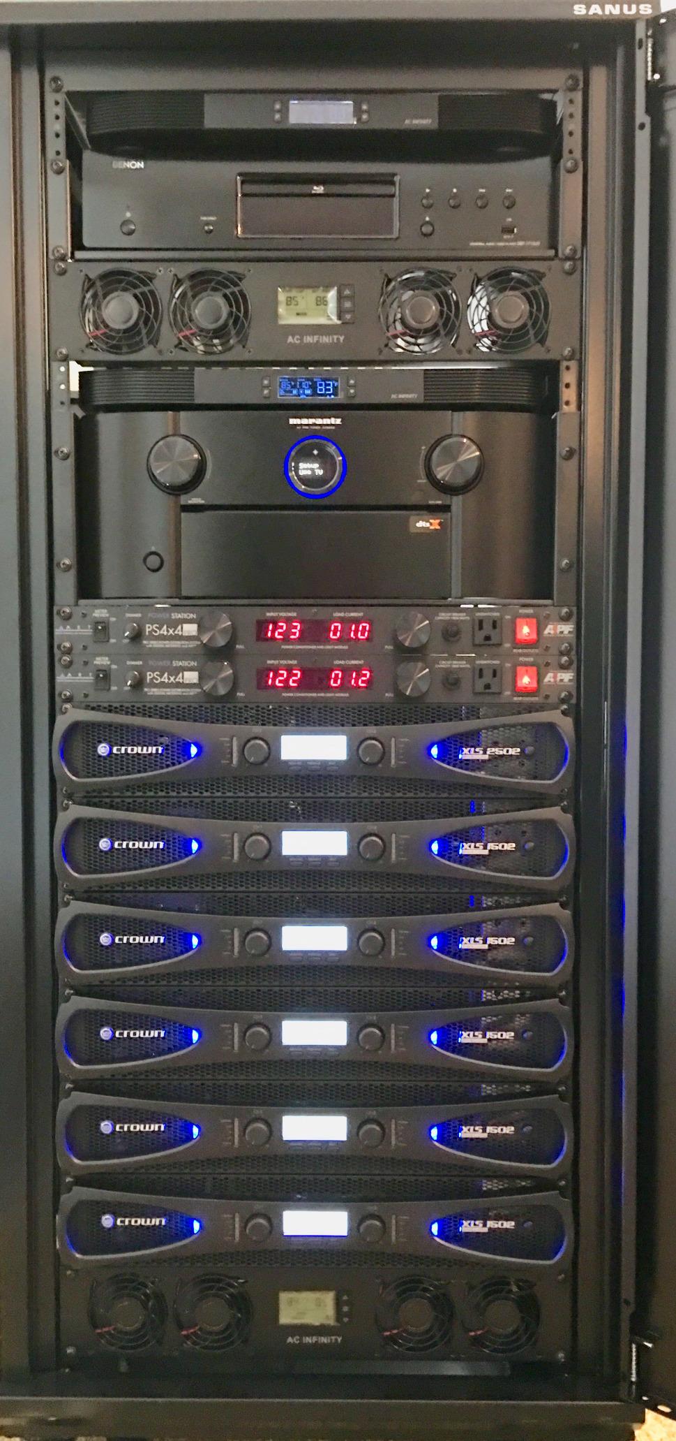 Crown XLS1502 2-Channel Class D DriveCore Professional Power Amplifier with DSP, Band Pass Filters & Peak Limiters. XLR/RCA Inputs, 525W at 4 Ohm, PureBand Crossover System. Black customer photo 1
